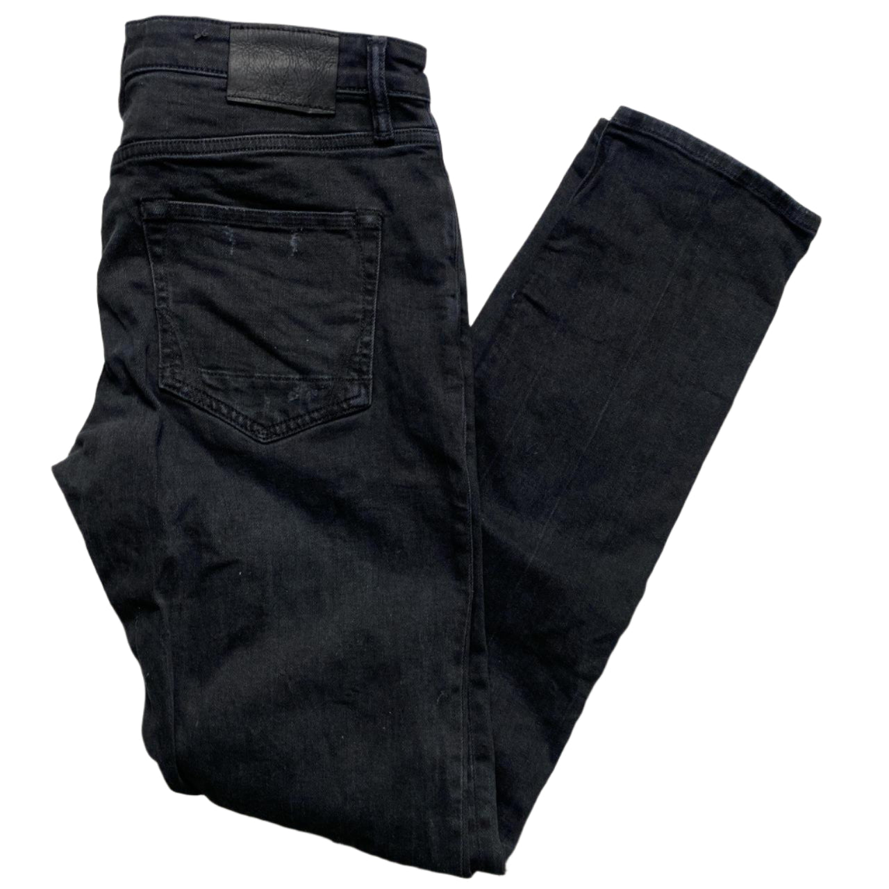 AllSaints Black Rex Slim Jeans (31W)