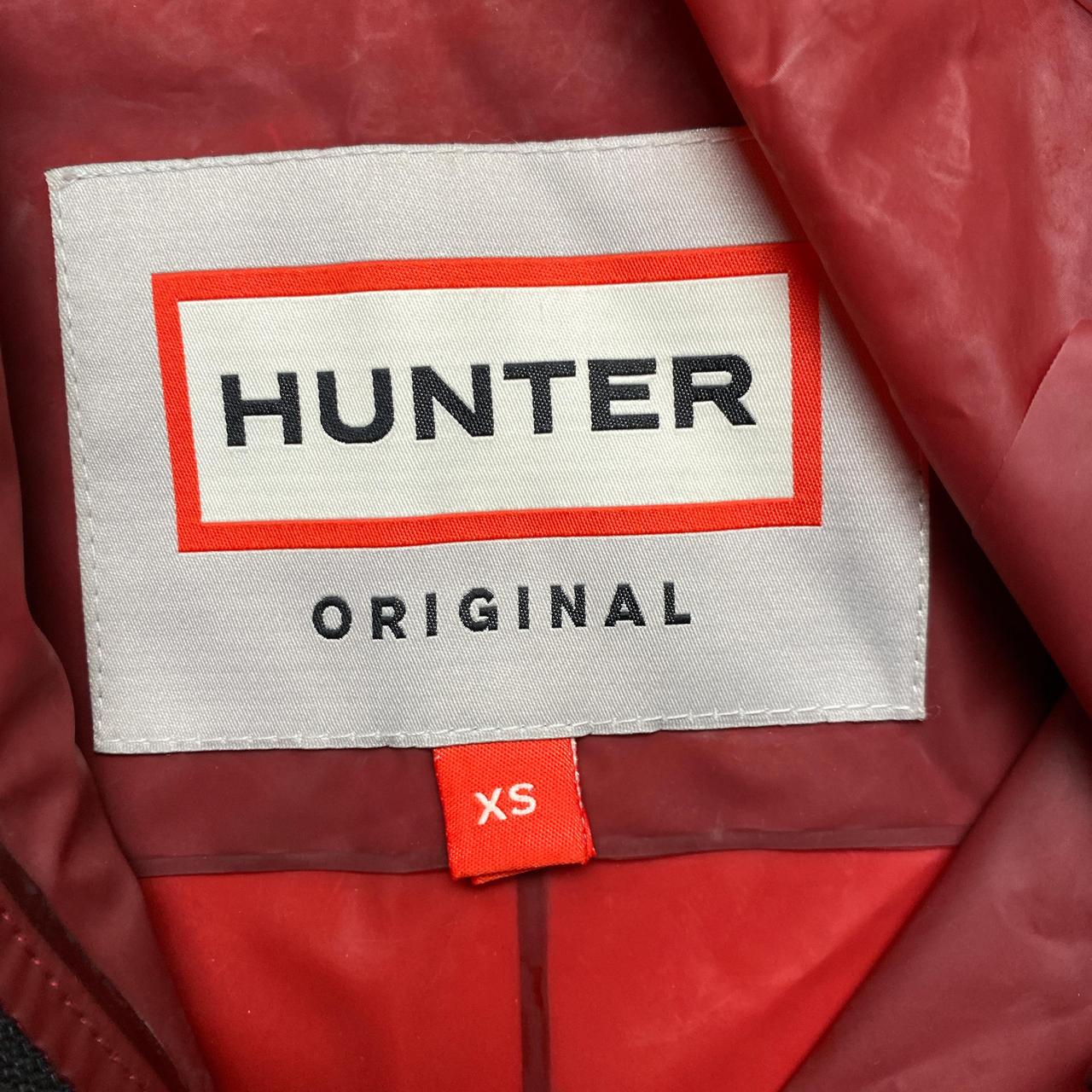 Hunter Red Rain Windbreaker Coat (XS)