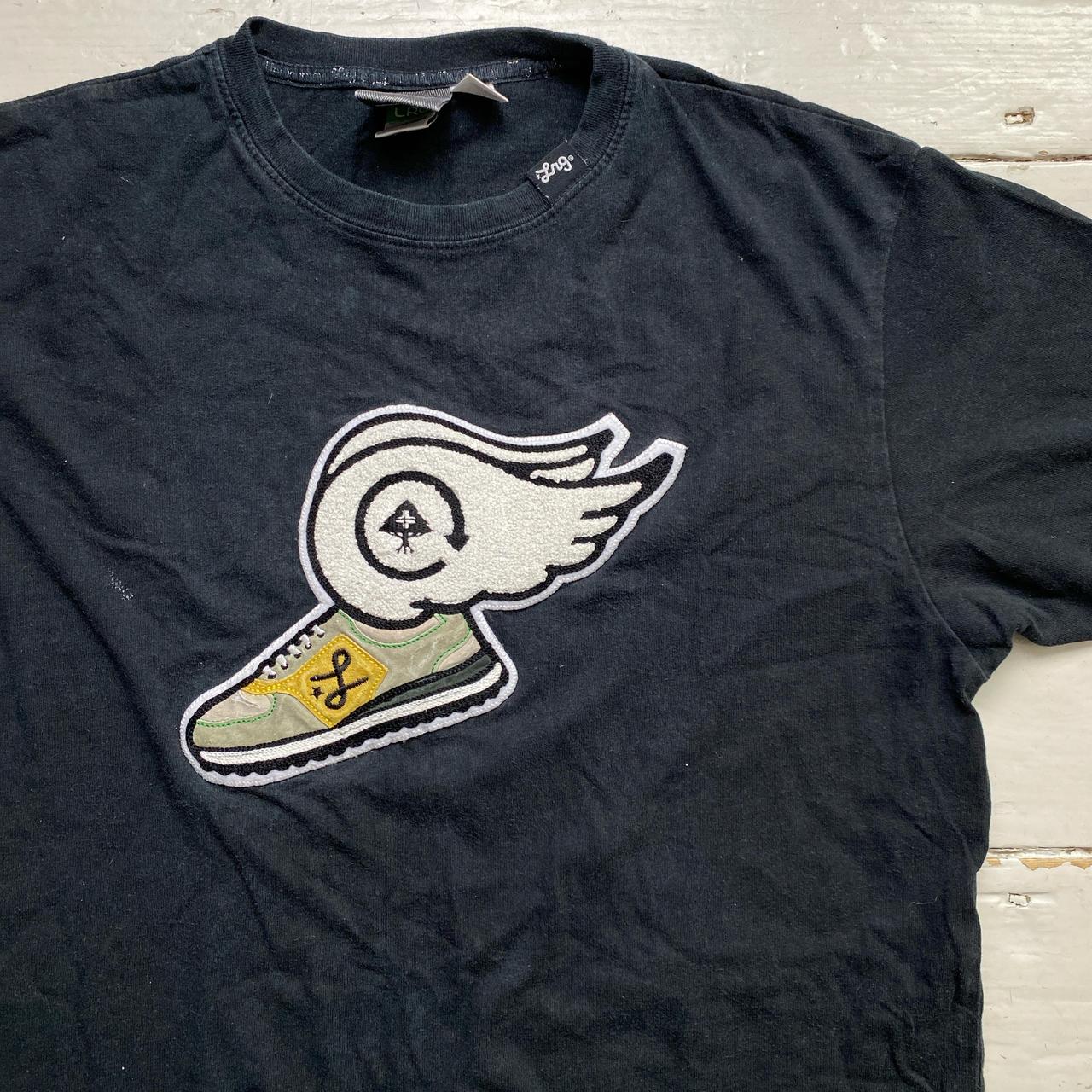 LRG Black Flying Shoe T Shirt