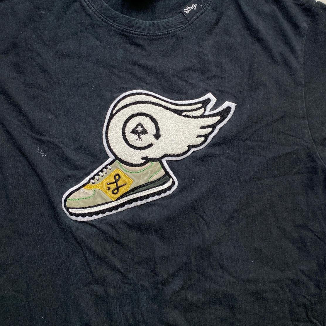 LRG Black Flying Shoe T Shirt (M)