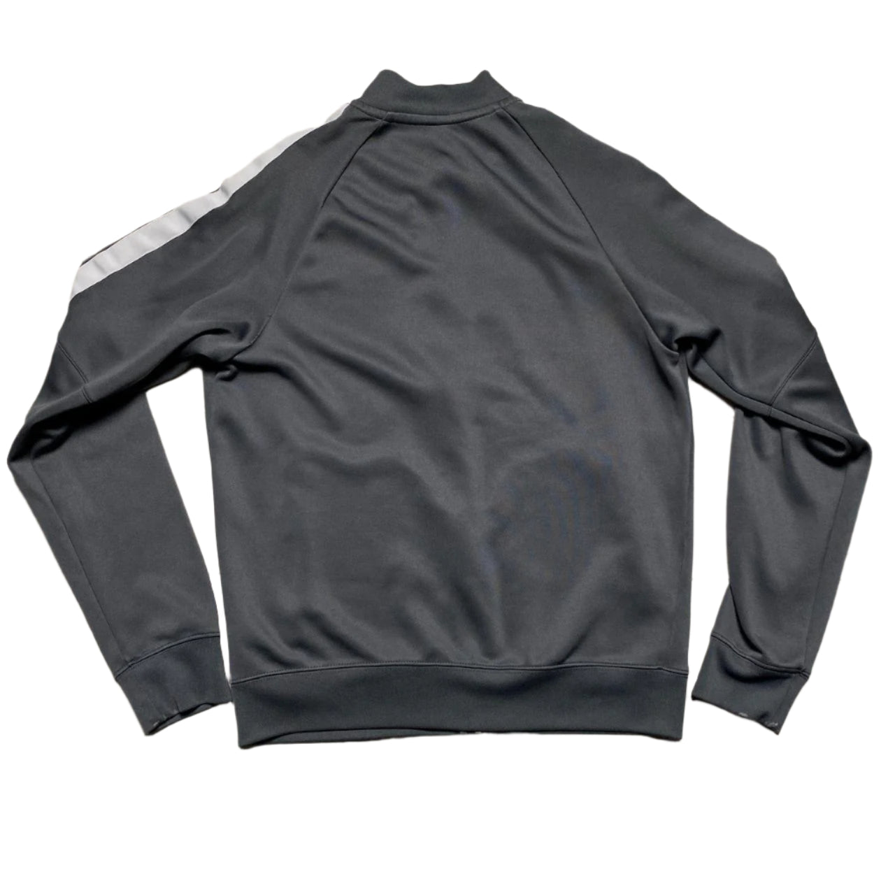 Nike Grey and White Tracksuit Jacket (S)