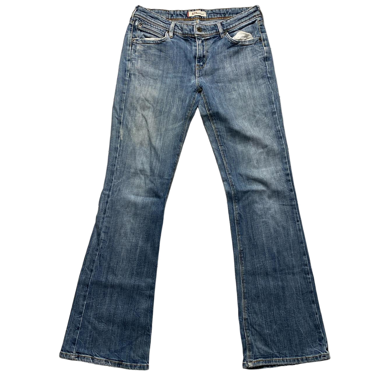 Levis 572 Bootcut Vintage Light Blue Womens Jeans (32W)