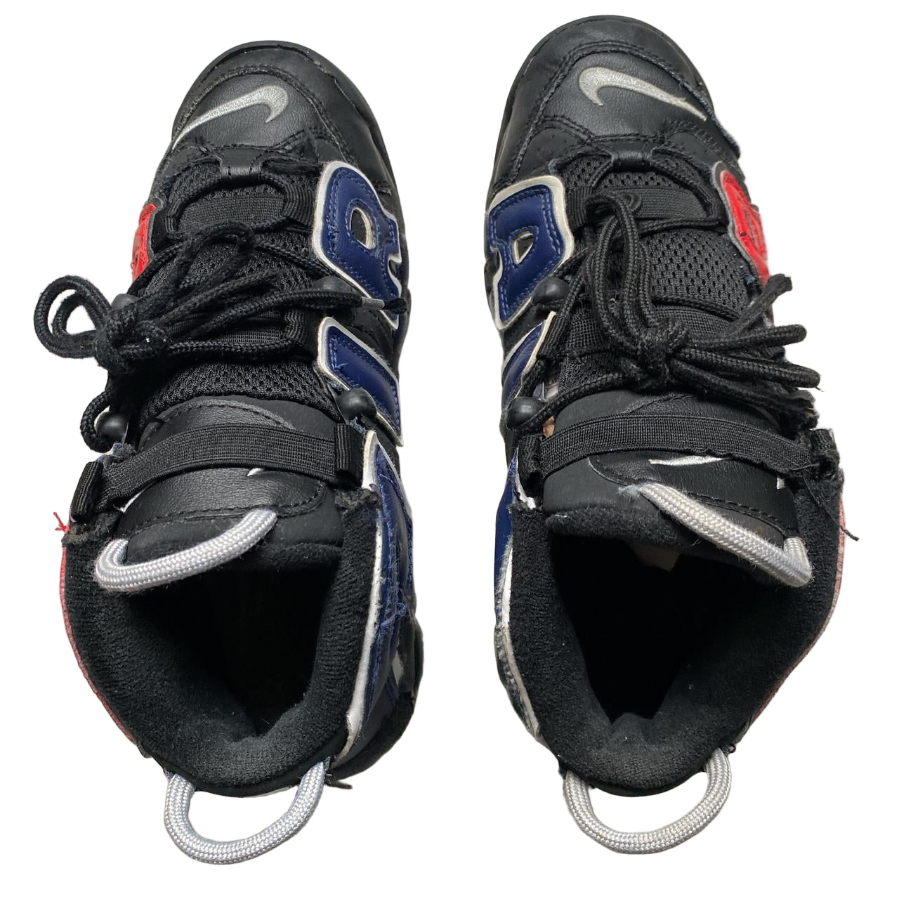 Nike Air Uptempo Black Navy and Red (UK 5)
