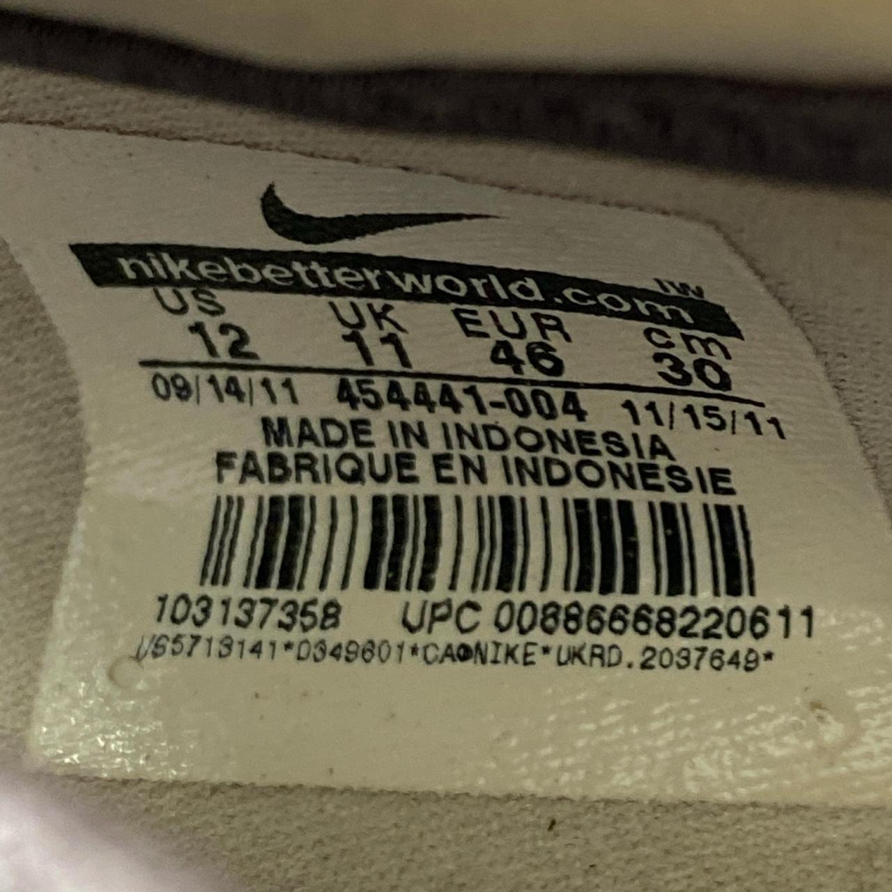 Nike Air Rift Split Tabi Toe Grey and White Trainers (UK 11)