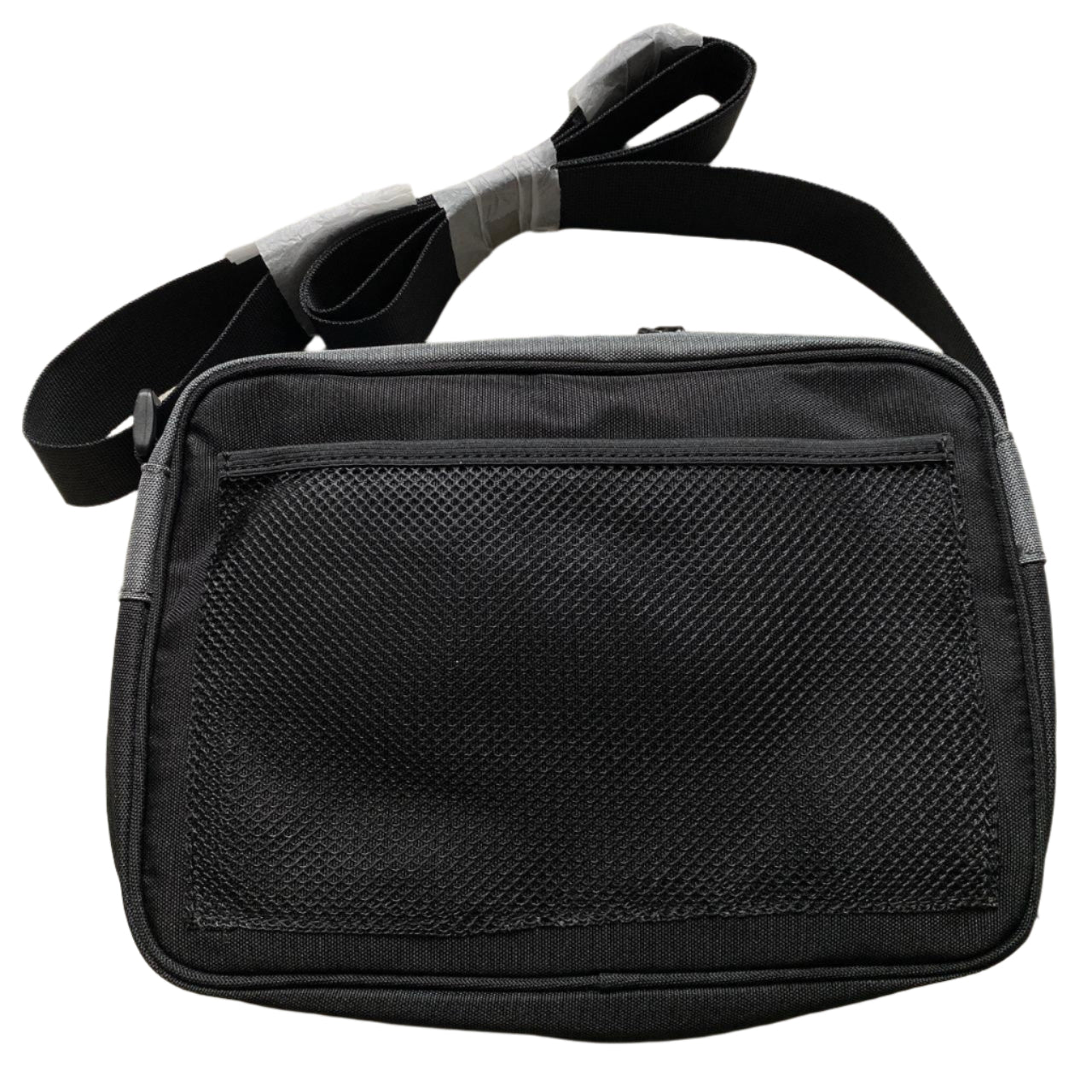 Minus Two Black and Grey Embroidery Pouch Small Messenger Bag