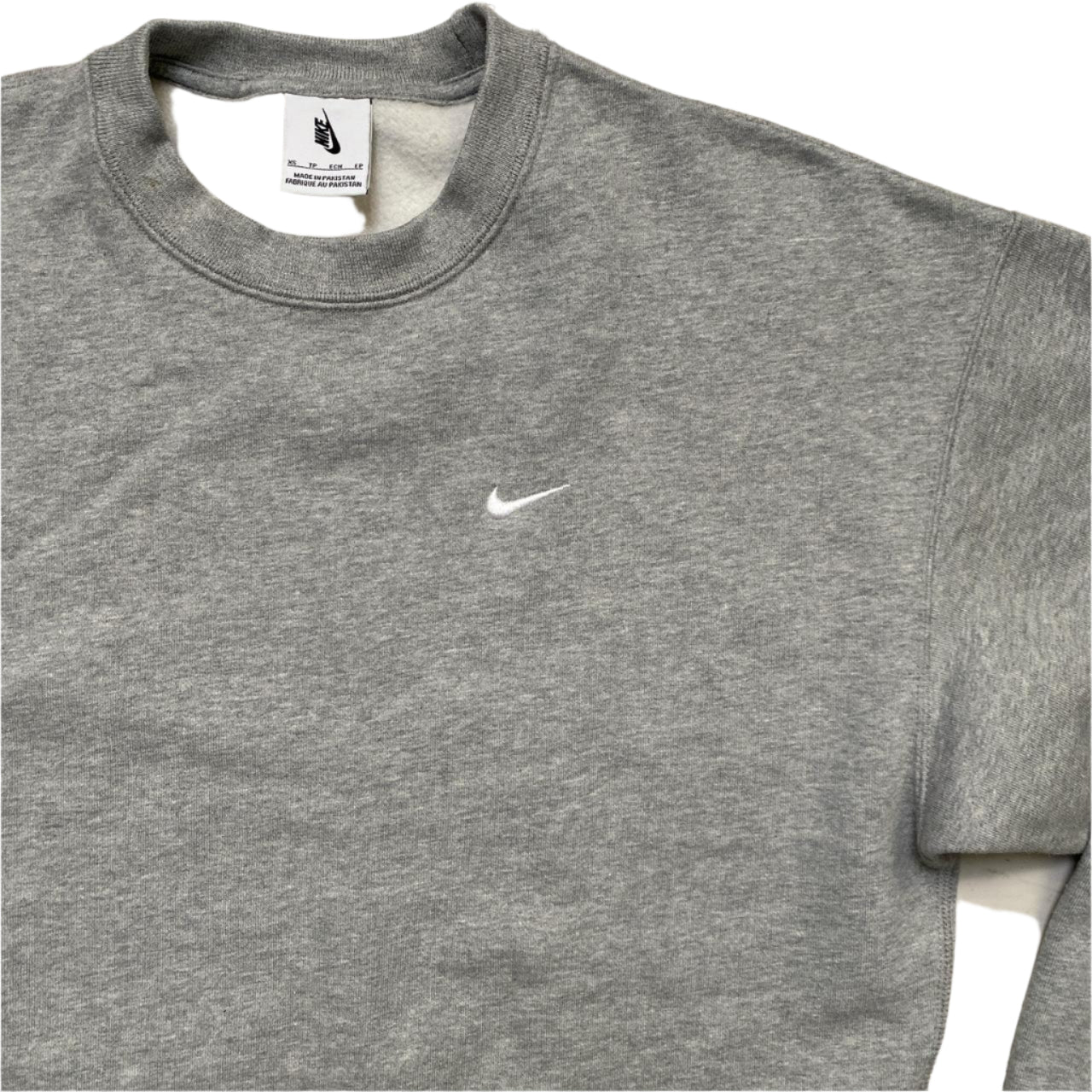 Nike NRG Grey and White Baggy Jumper (XS)