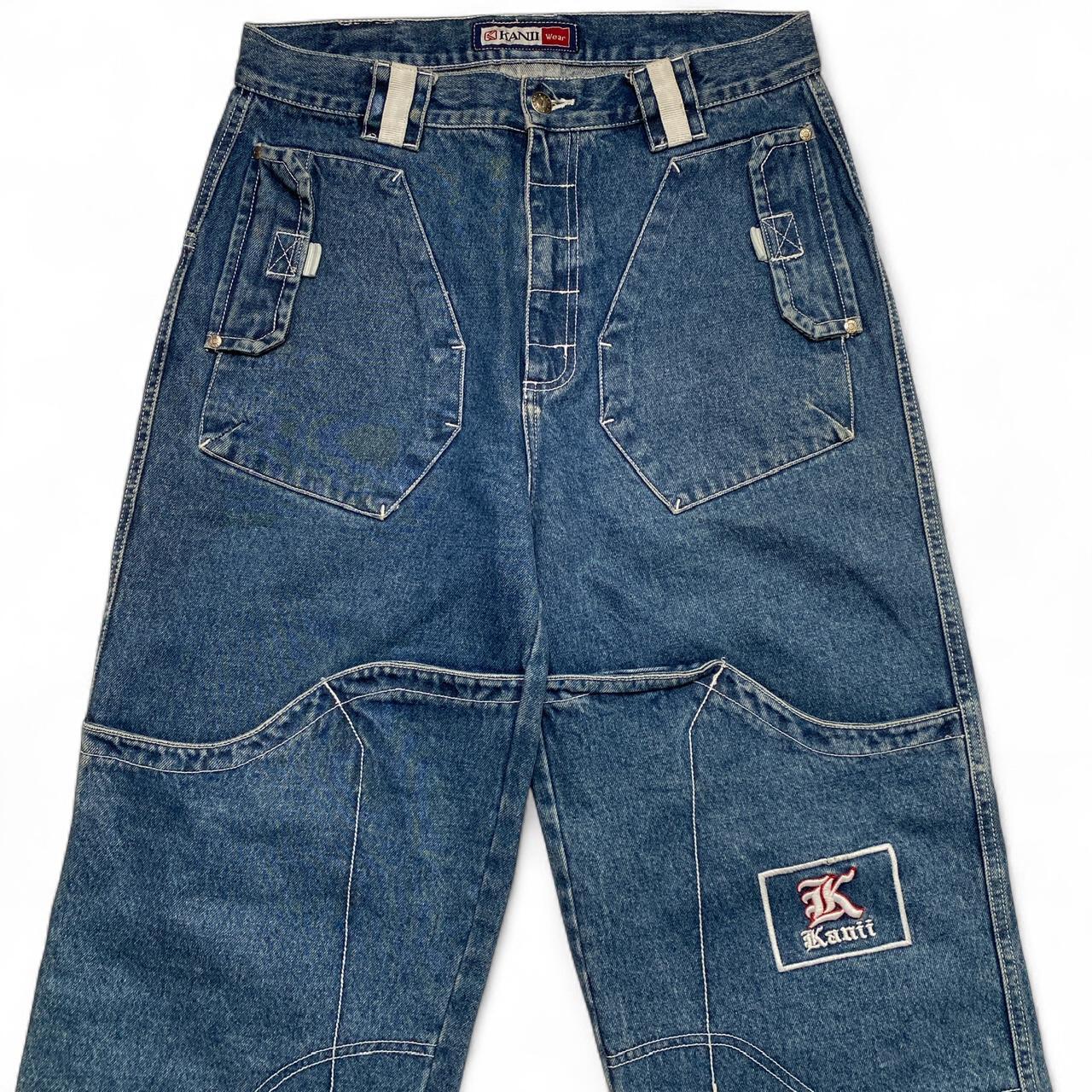 Kani Vintage 90โs Carpenter Baggy Embroidered Jeans (38W)