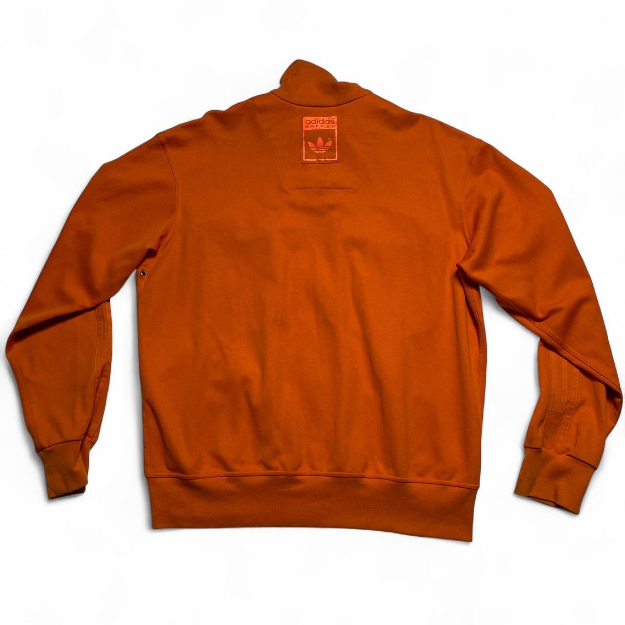 Adidas Safety Orange Zip Tracksuit Jacket (XL)