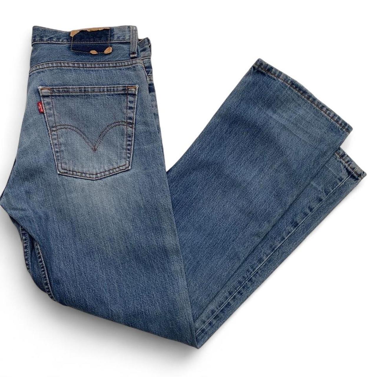 Levis 507 Vintage Baggy Light Blue Jeans (34W)