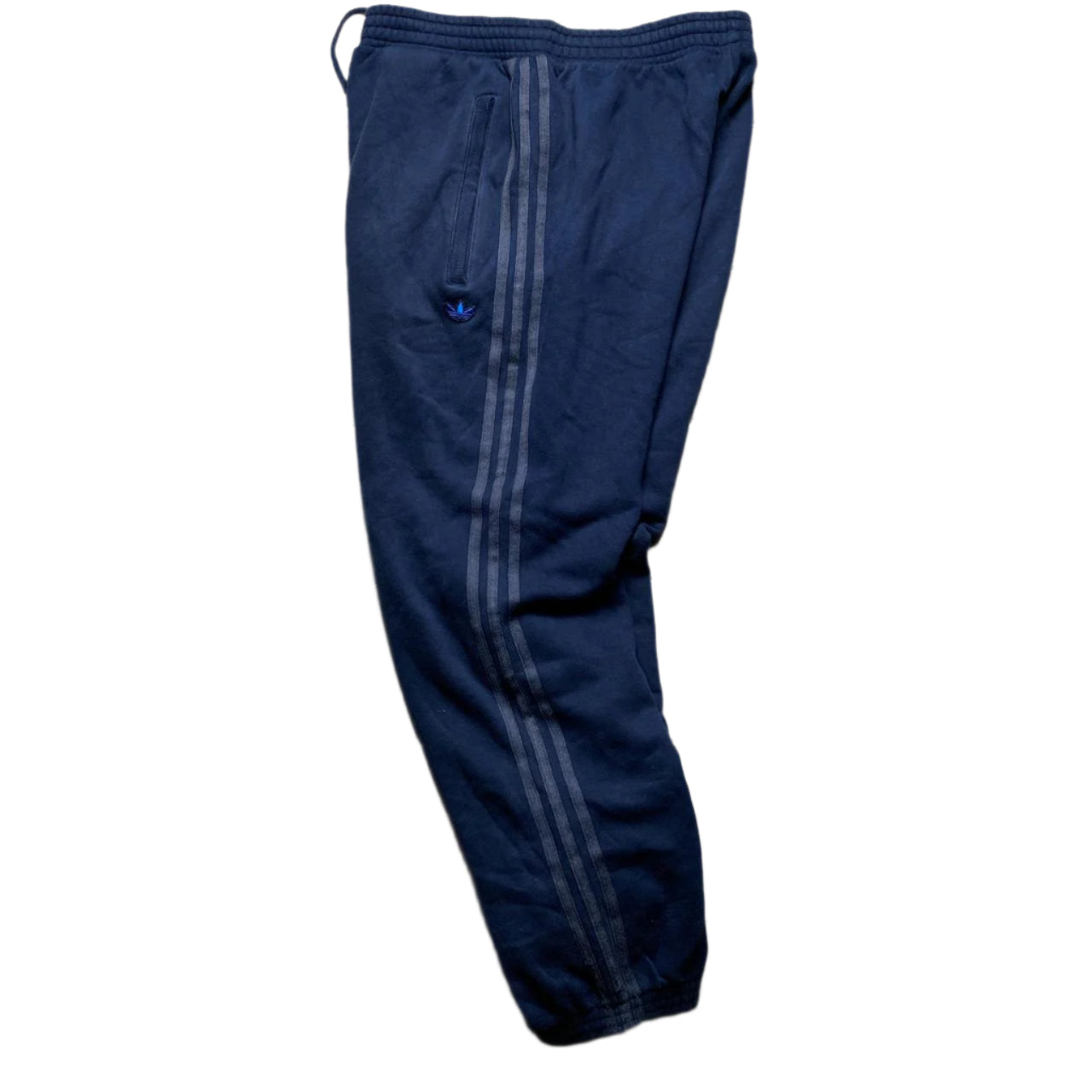 Adidas Originals Blue and Grey Baggy Joggers (M)