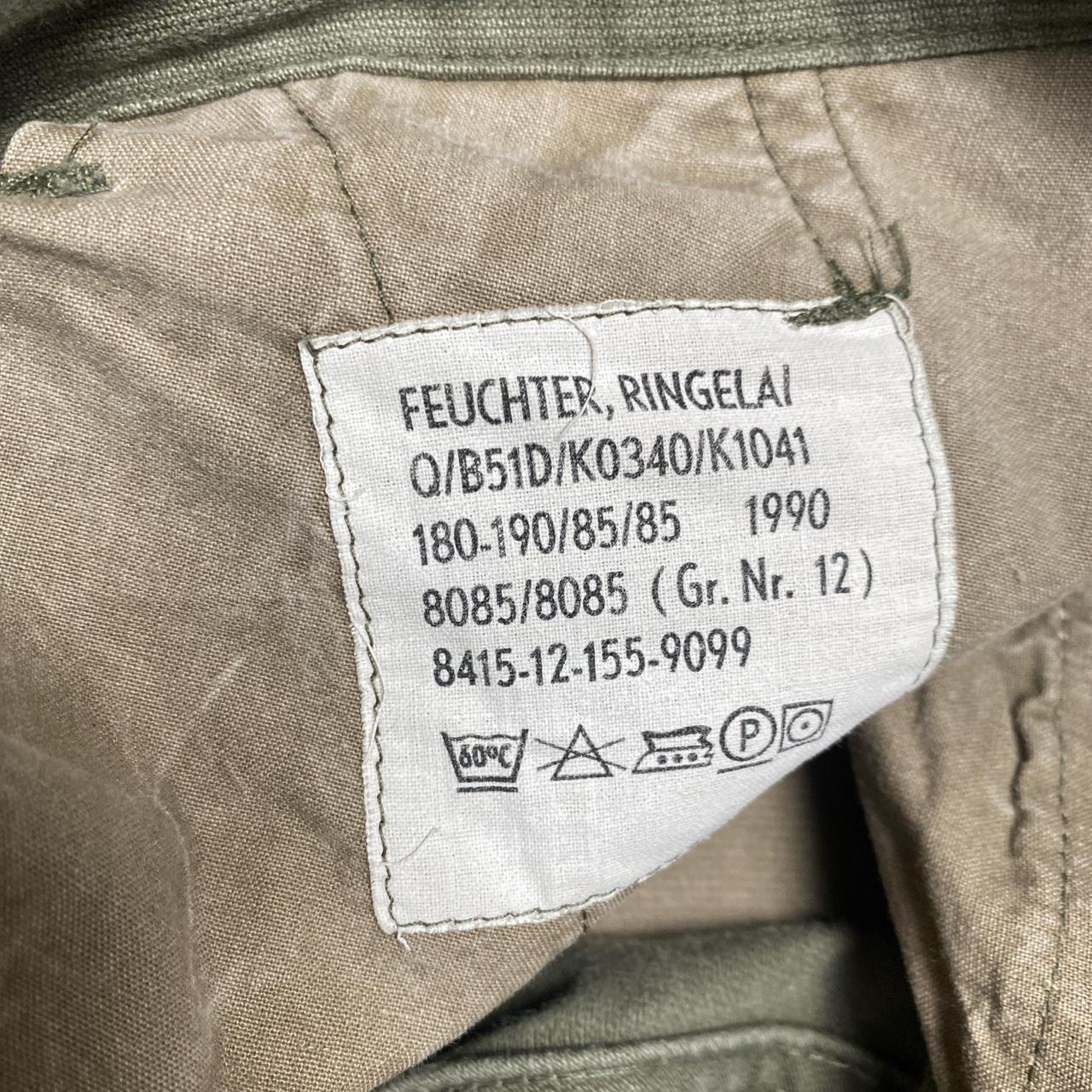 Army Cargo Khaki Green 1990 Feutcher Ringelai Trousers (34W)