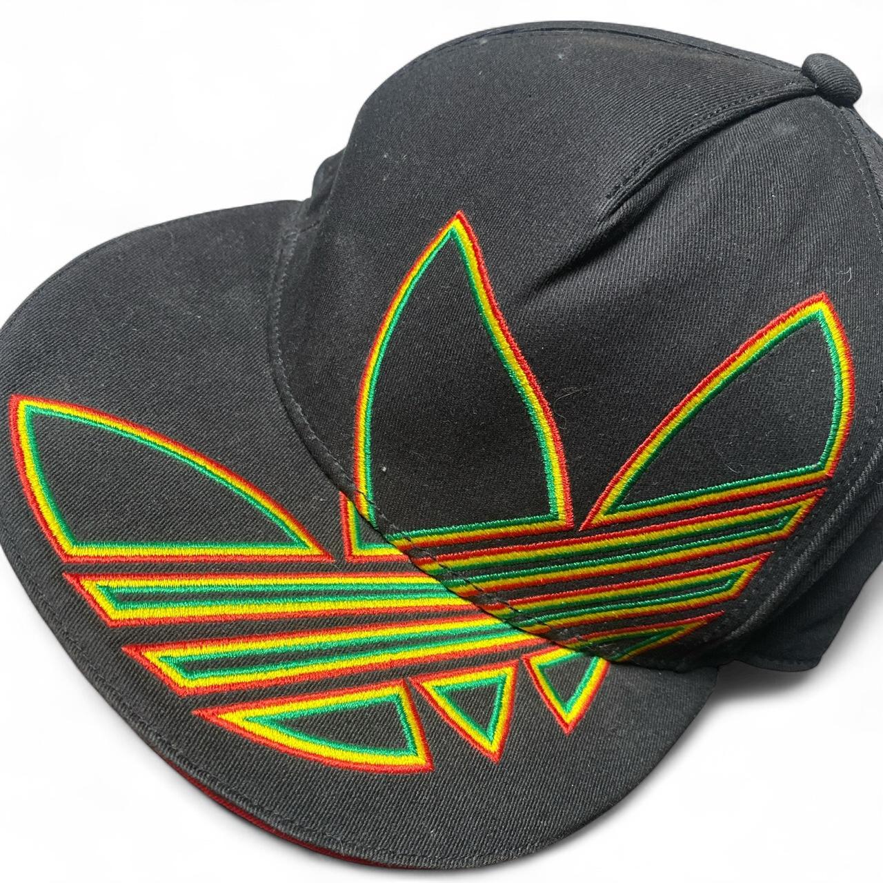 Adidas Rasta Originals Black Yellow Green and Red Fitted Cap