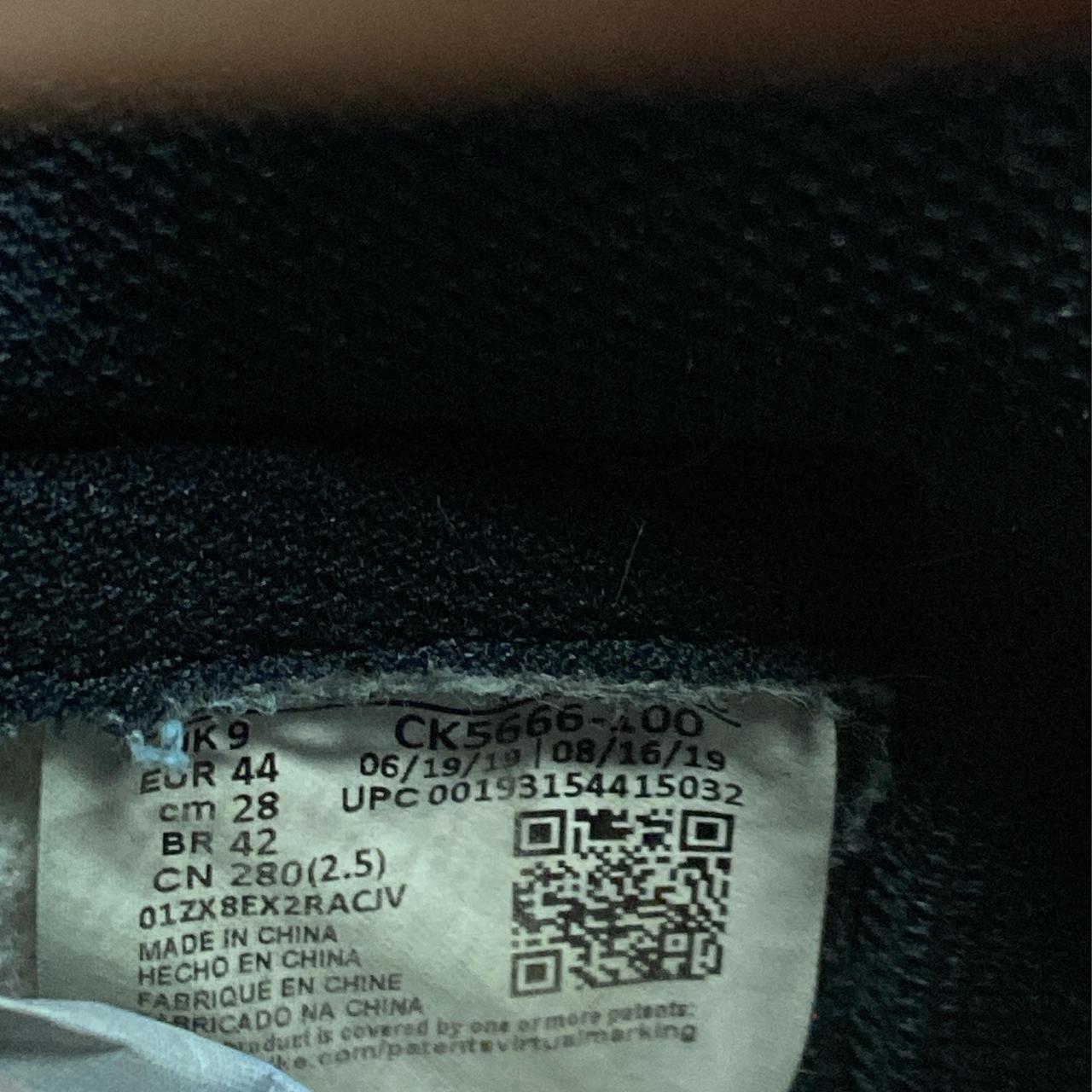 Jordan 1 No Fear Fearless Red Black White and Blue Patent (UK 9)