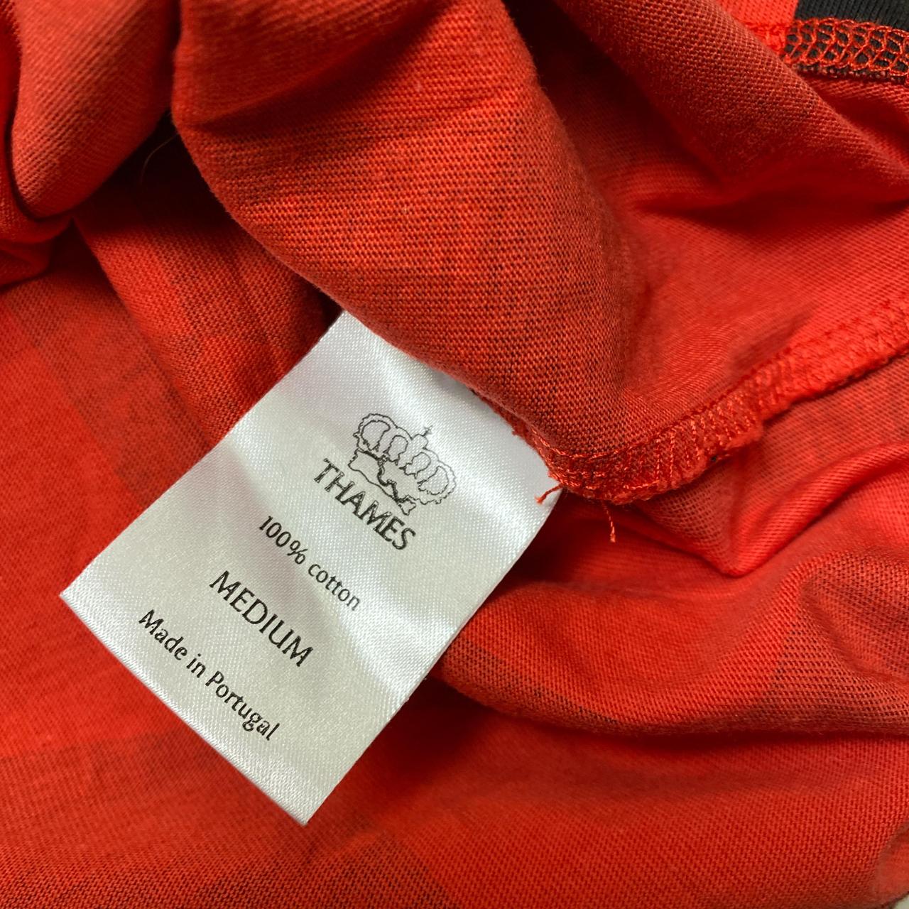 Thames London MMXX Black and Red Long Sleeve T Shirt (M)