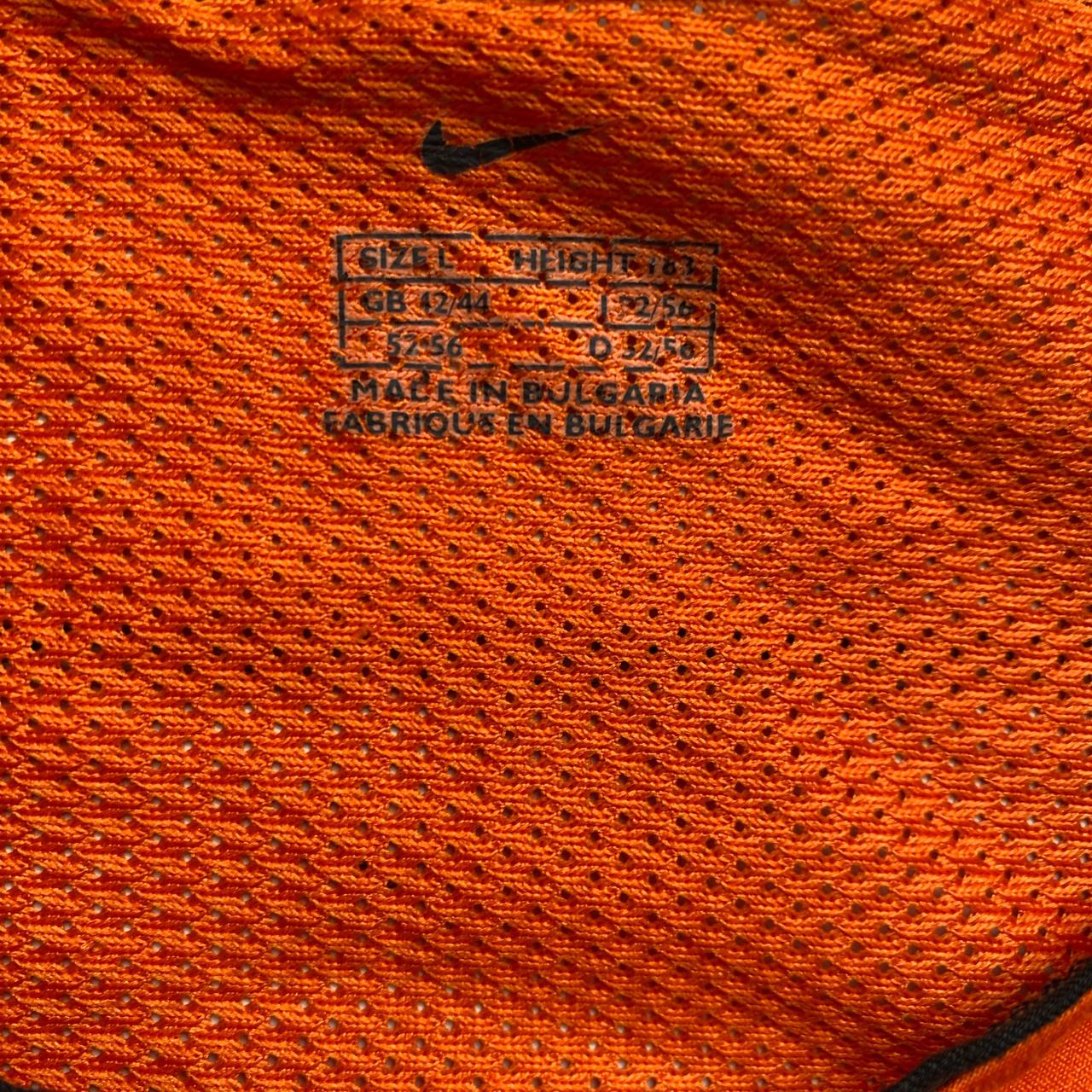 Valencia Total 90 Nike Vintage Orange and Black Football Jersey