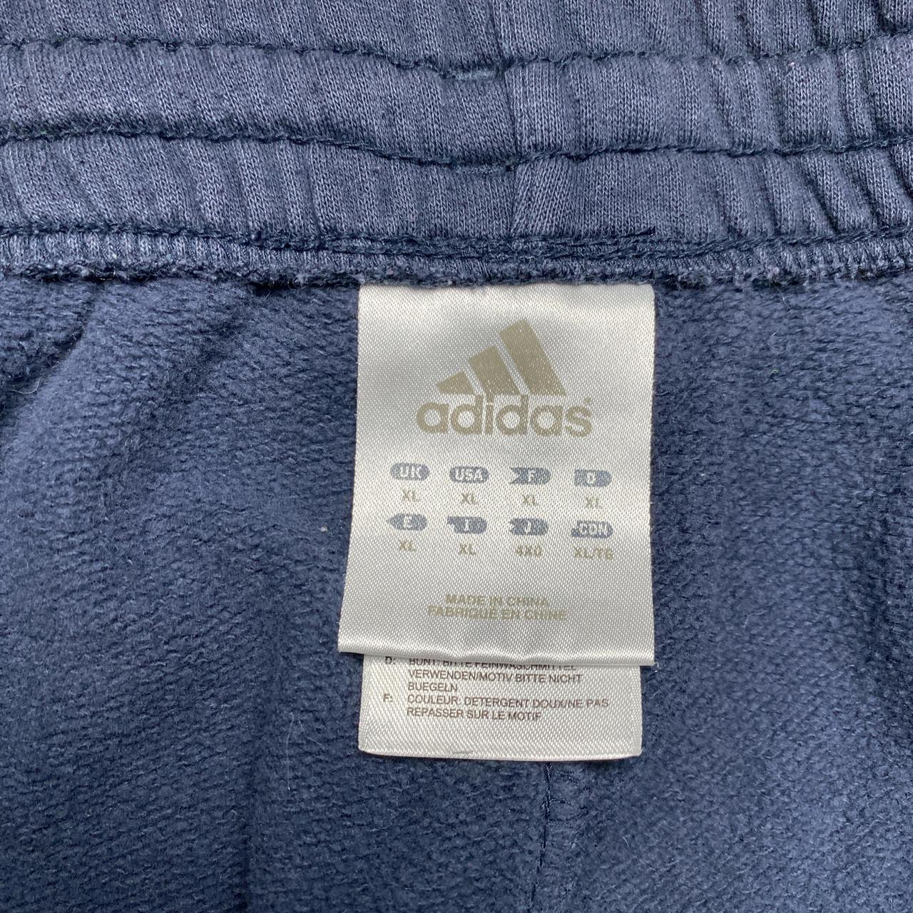 Adidas Premium Essentials Navy and Grey Baggy Joggers (XL)