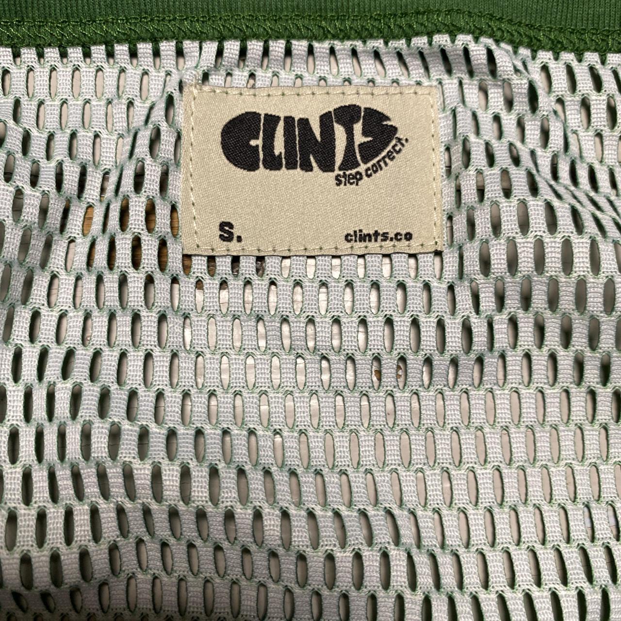 Clints Green and Yellow Ombre Mesh Tank Top Vest (S)