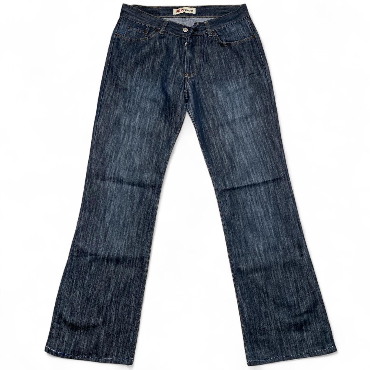 Levis 509 02 Comfort Flared Vintage Streak Wash Jeans (34W)