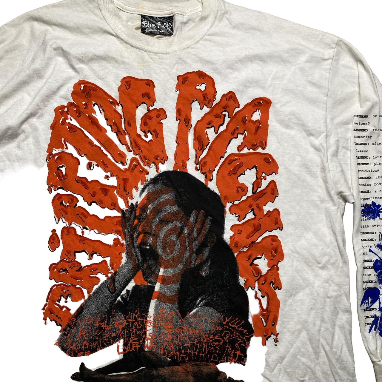 Dripping Peaches Vintage 90’s Long Sleeve T Shirt (XL)