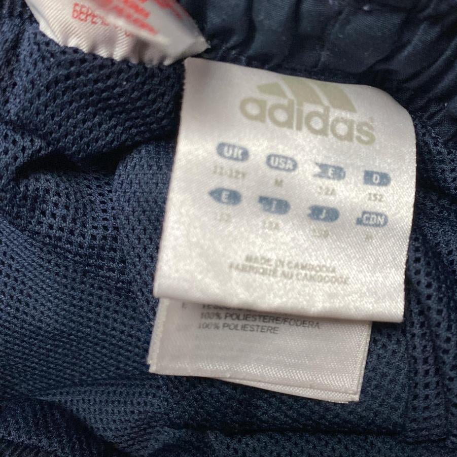 Adidas Shell Trackpant Bottoms Navy Blue and White (S)