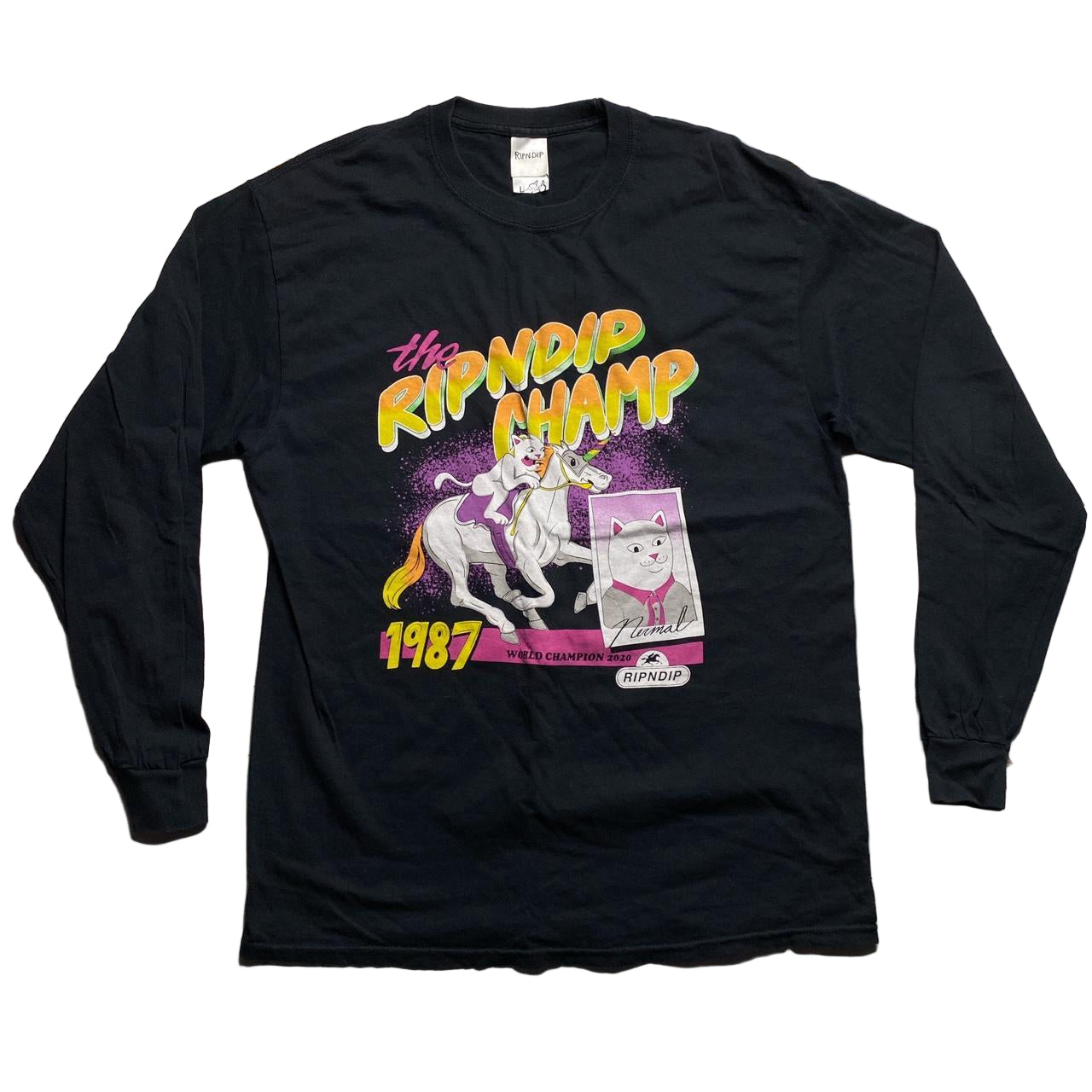 Rip n Dip Black Long Sleeve T Shirt (L)