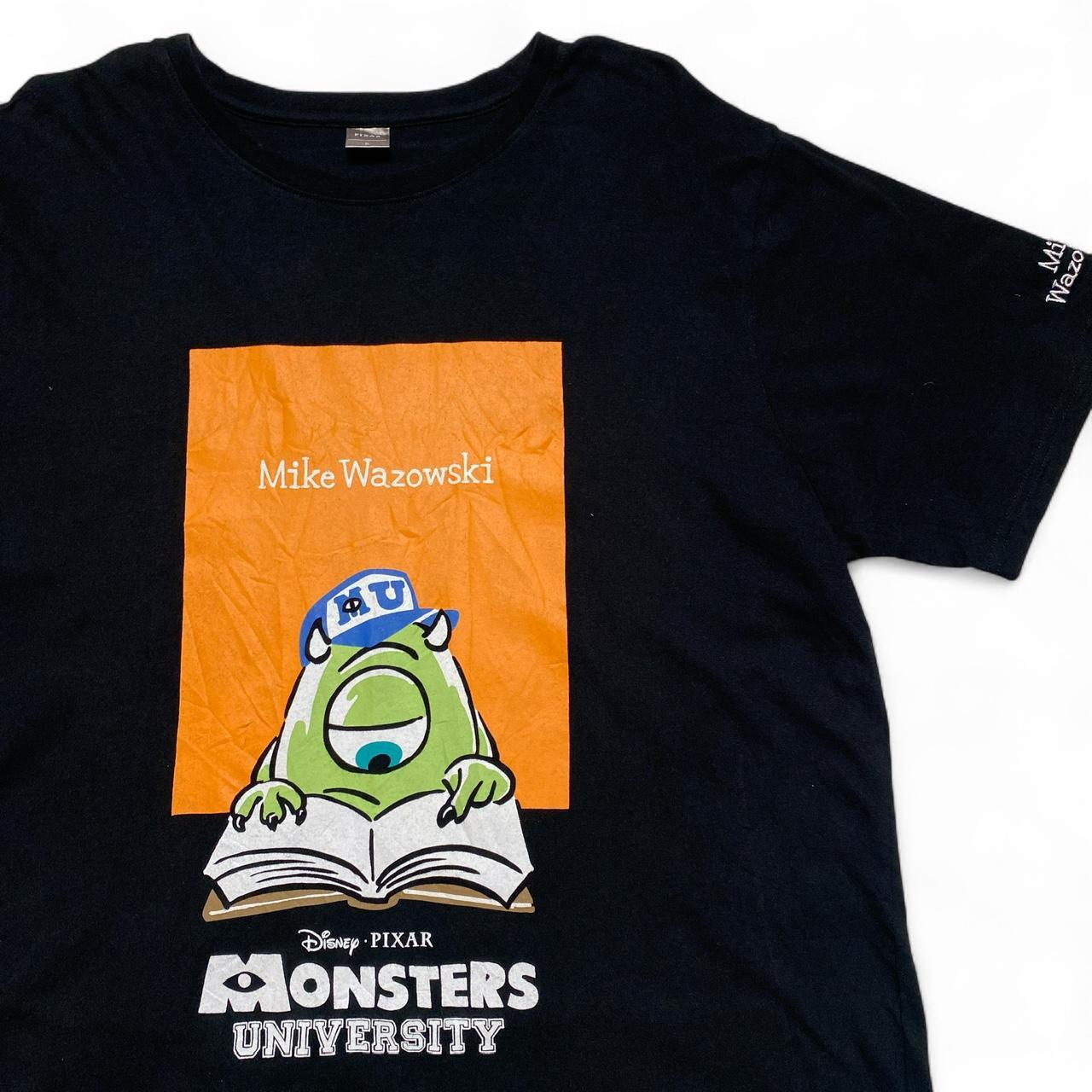 Disney Pixar Monsters Inc Mike Wazowski Black T Shirt (L)