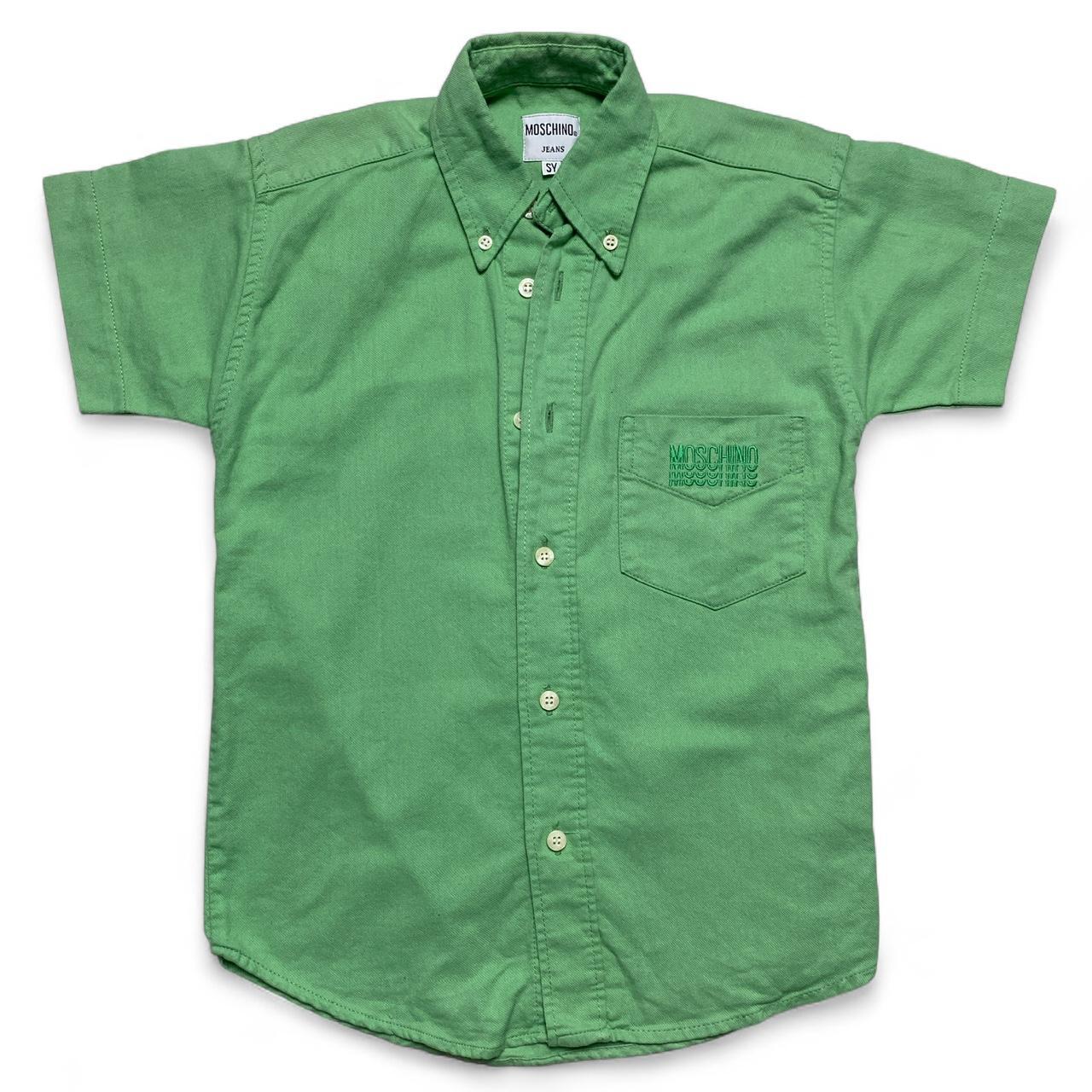 Moschino Green Short Sleeve Shirt (Kids)