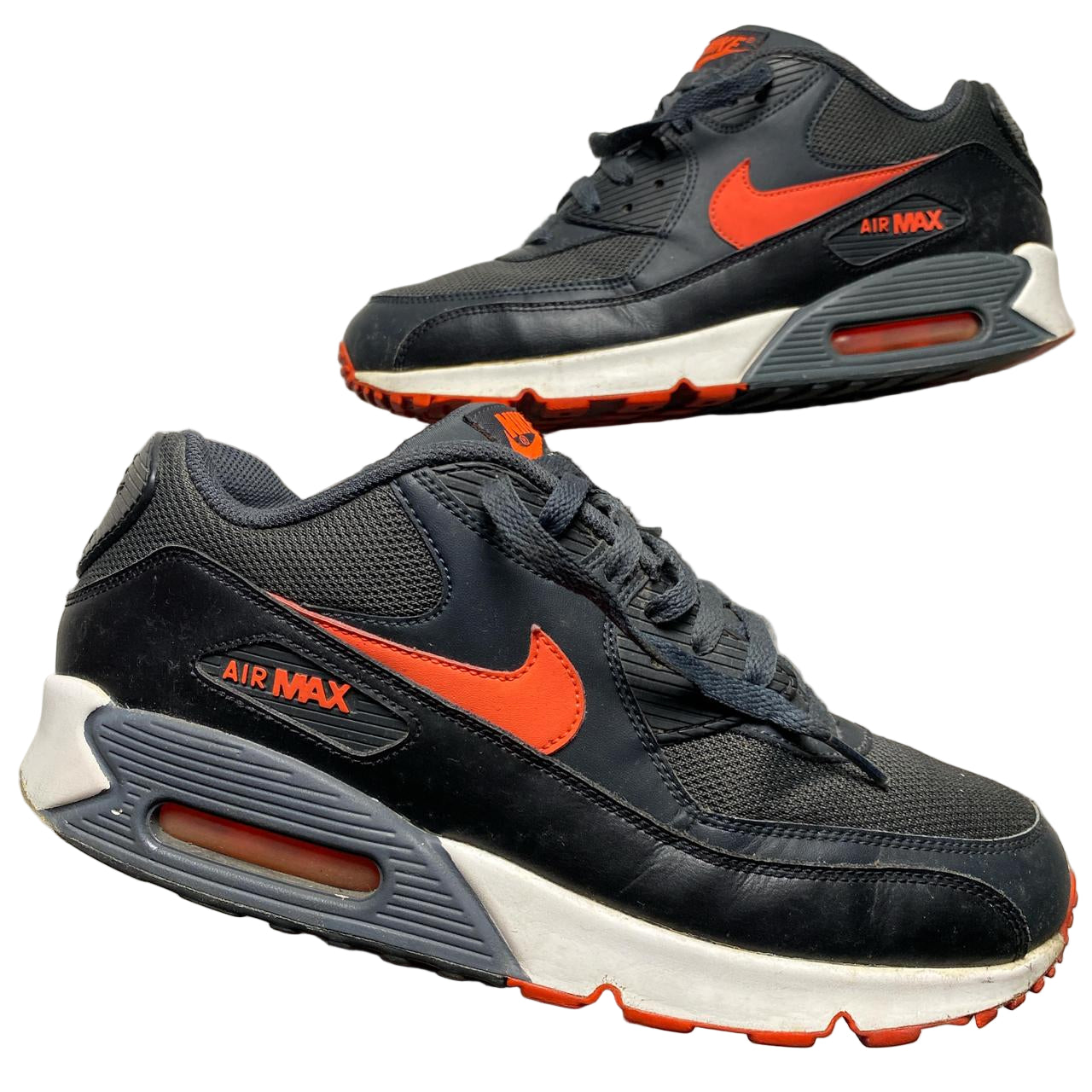 Nike Air Max Grey Orange and White (UK 9)