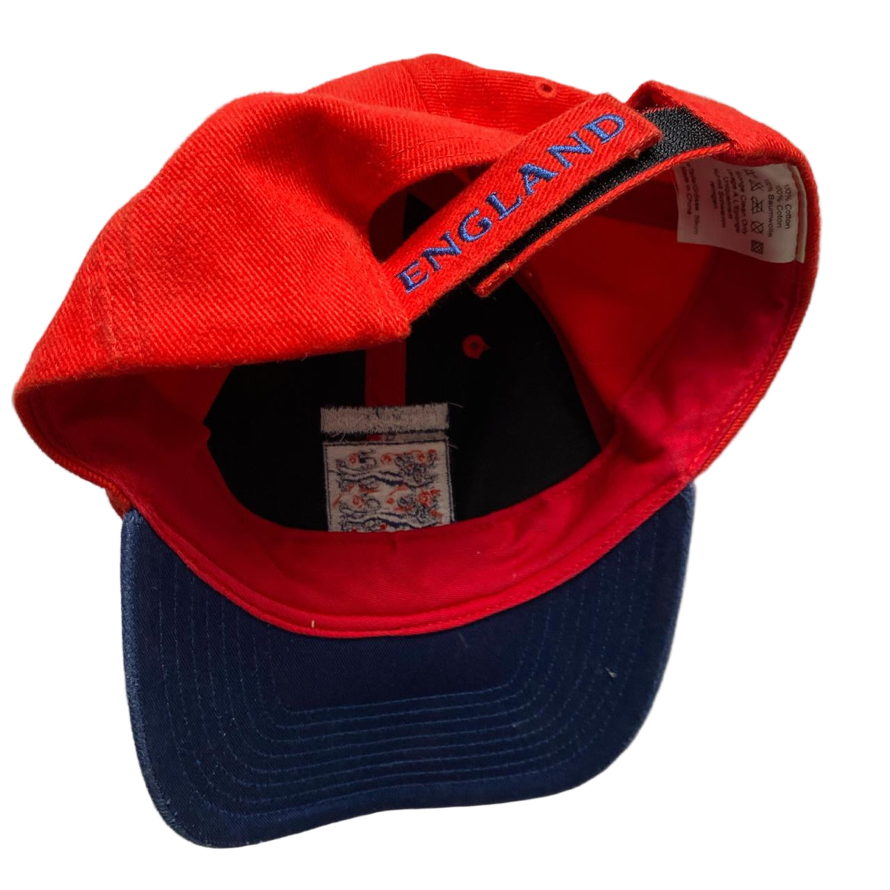 England Vintage Red and Navy Cap