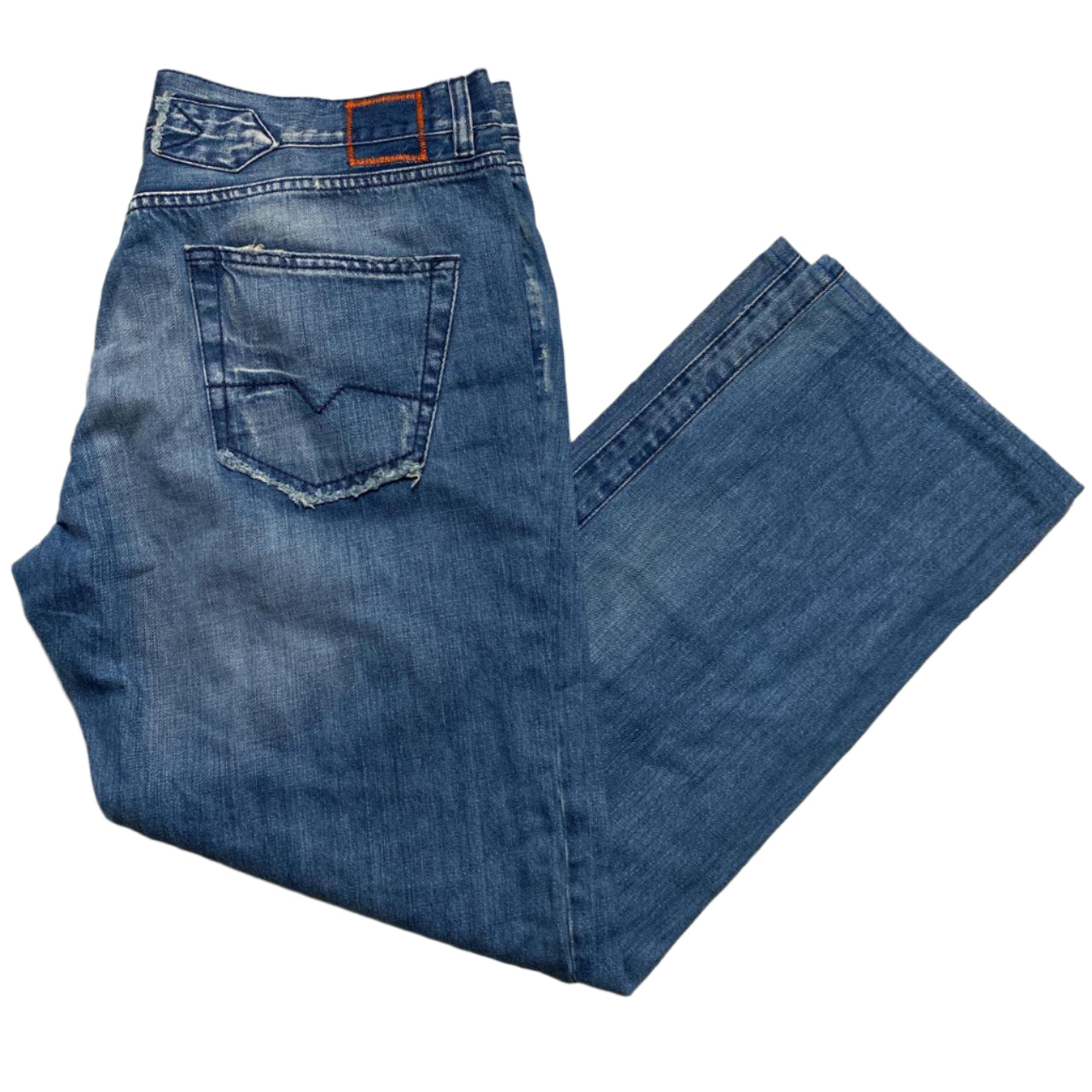 Hugo Boss Vintage Distressed Baggy Light Blue Jean (40W)