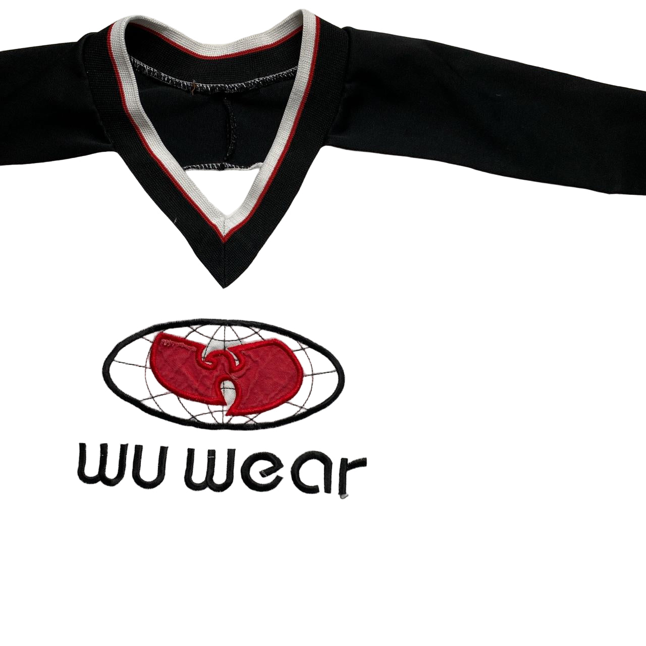 Wu Wear Wu Tang Vintage 90’s White Black and Red Jersey (XL)