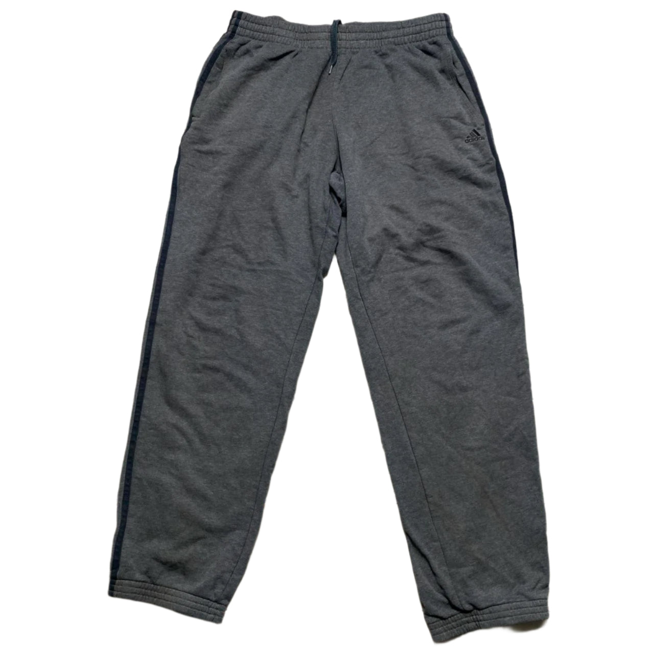 Adidas Performance Essentials Grey and Black Joggers (L)