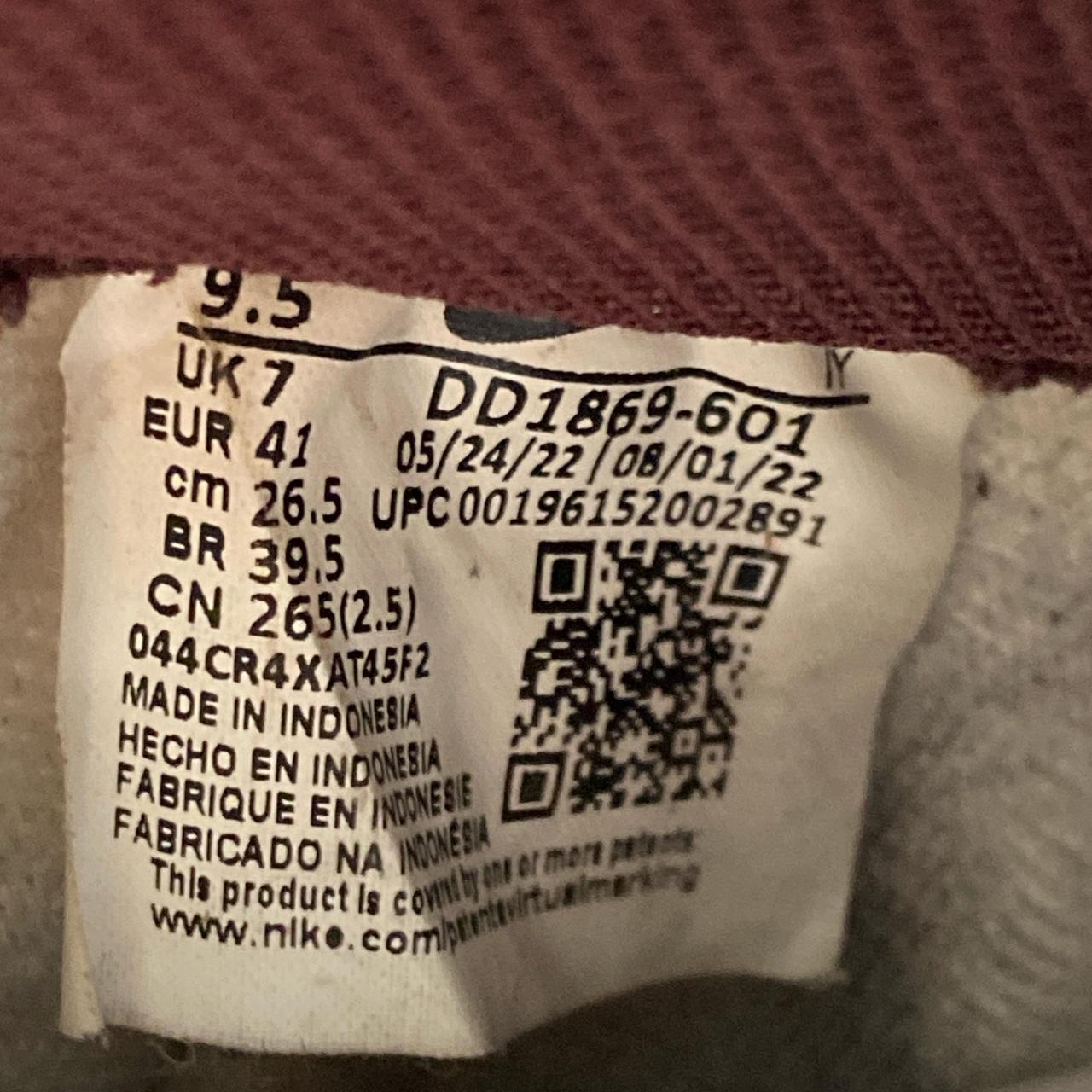 Nike Dunk Brown and White High Top (UK 7)