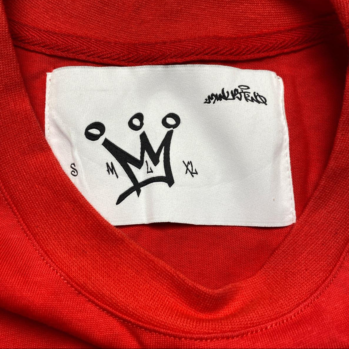 Minus Two Red Stitch Embroidery T Shirt (L)
