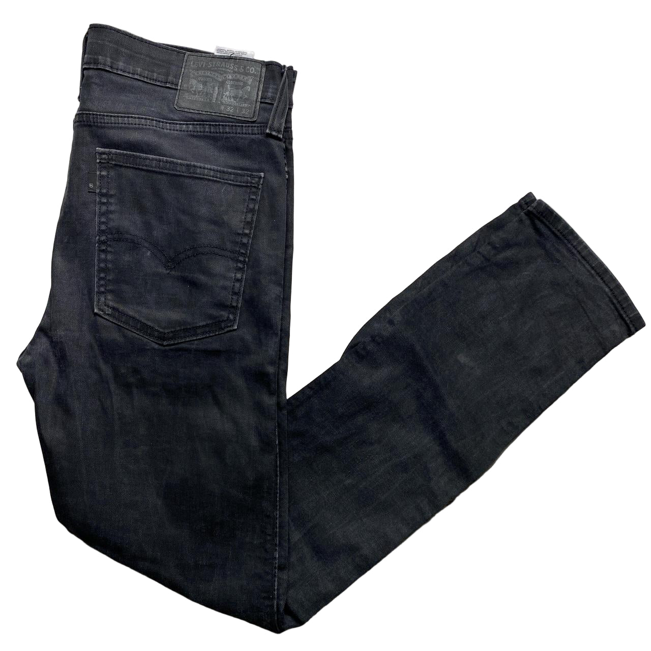 Levis Black Slim Fit Jeans (32W)