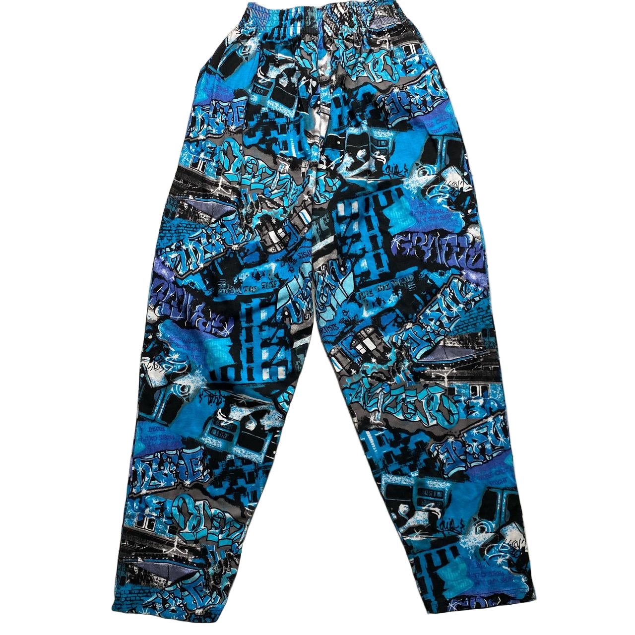 USA Sport New York Grafitti Blue Trousers (M)