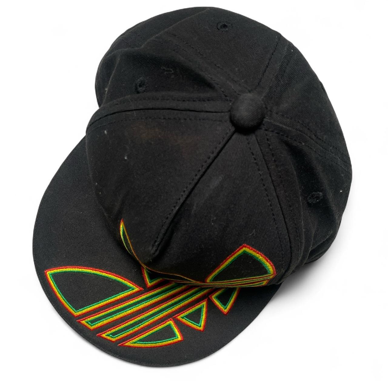 Adidas Rasta Originals Black Yellow Green and Red Fitted Cap