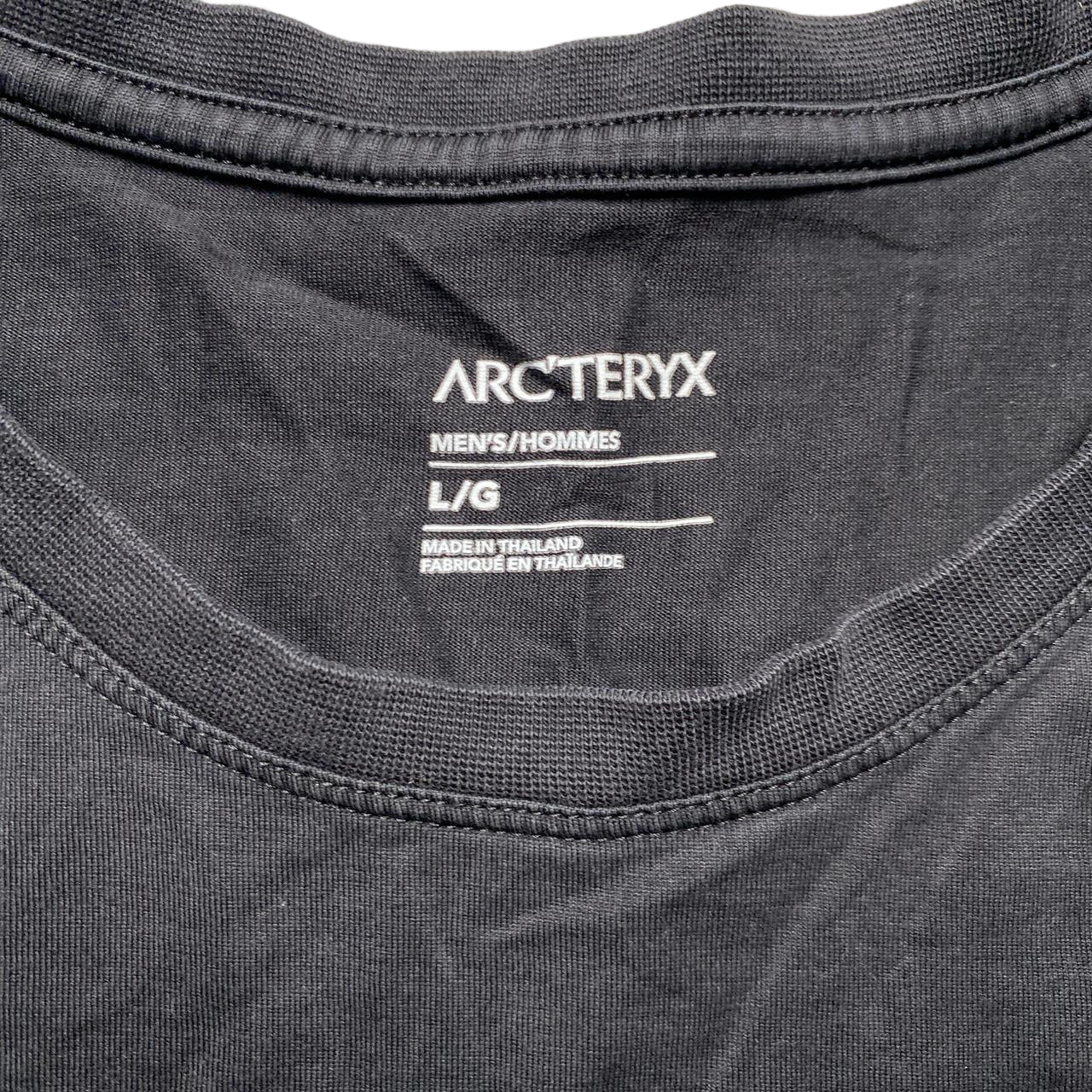 Arc’Teryx Flat Iron Black and Yellow T Shirt (L)