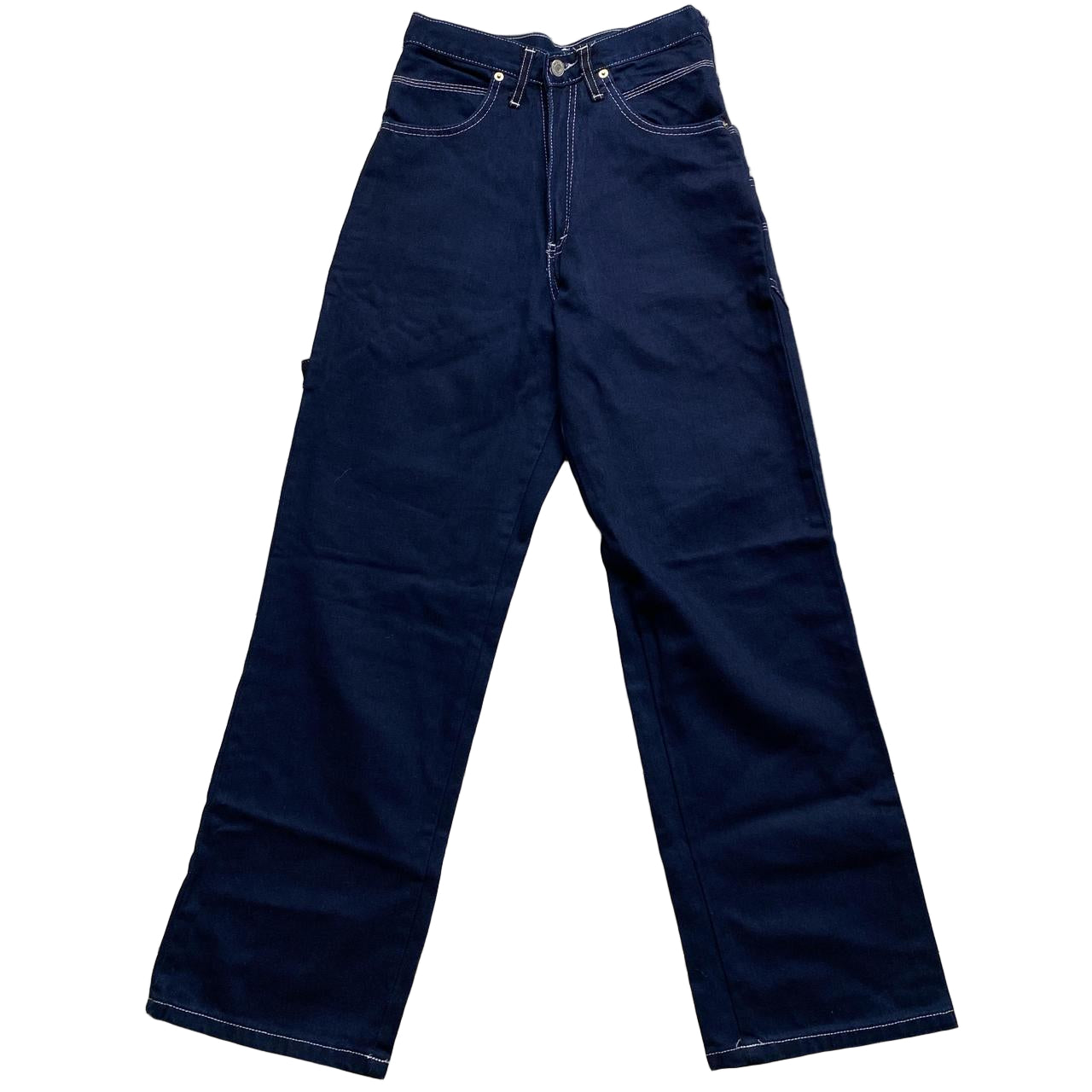 Spliffy Embroidery Baggy Vintage 90βs Cargo Carpenter Jeans (27W)