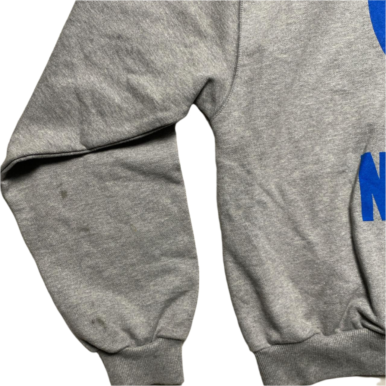 93 Sierra Crosses No Drugs Grey and Blue Hoodie (M)