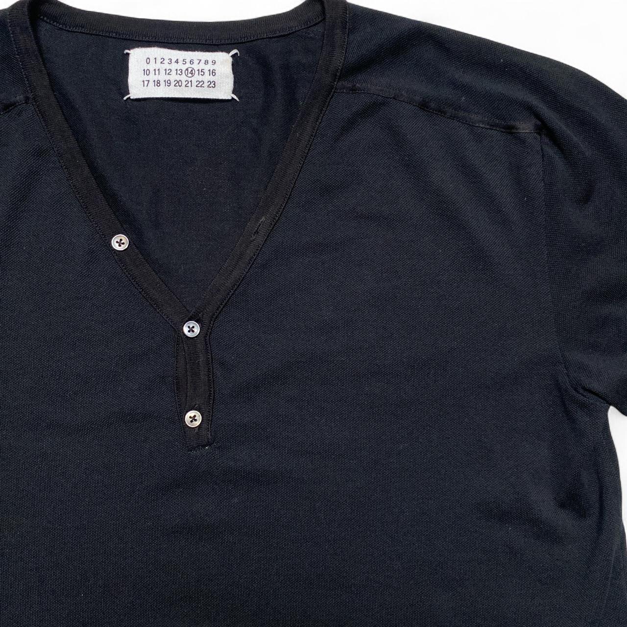 Maison Margiela Henley Tee T Shirt Black (M)