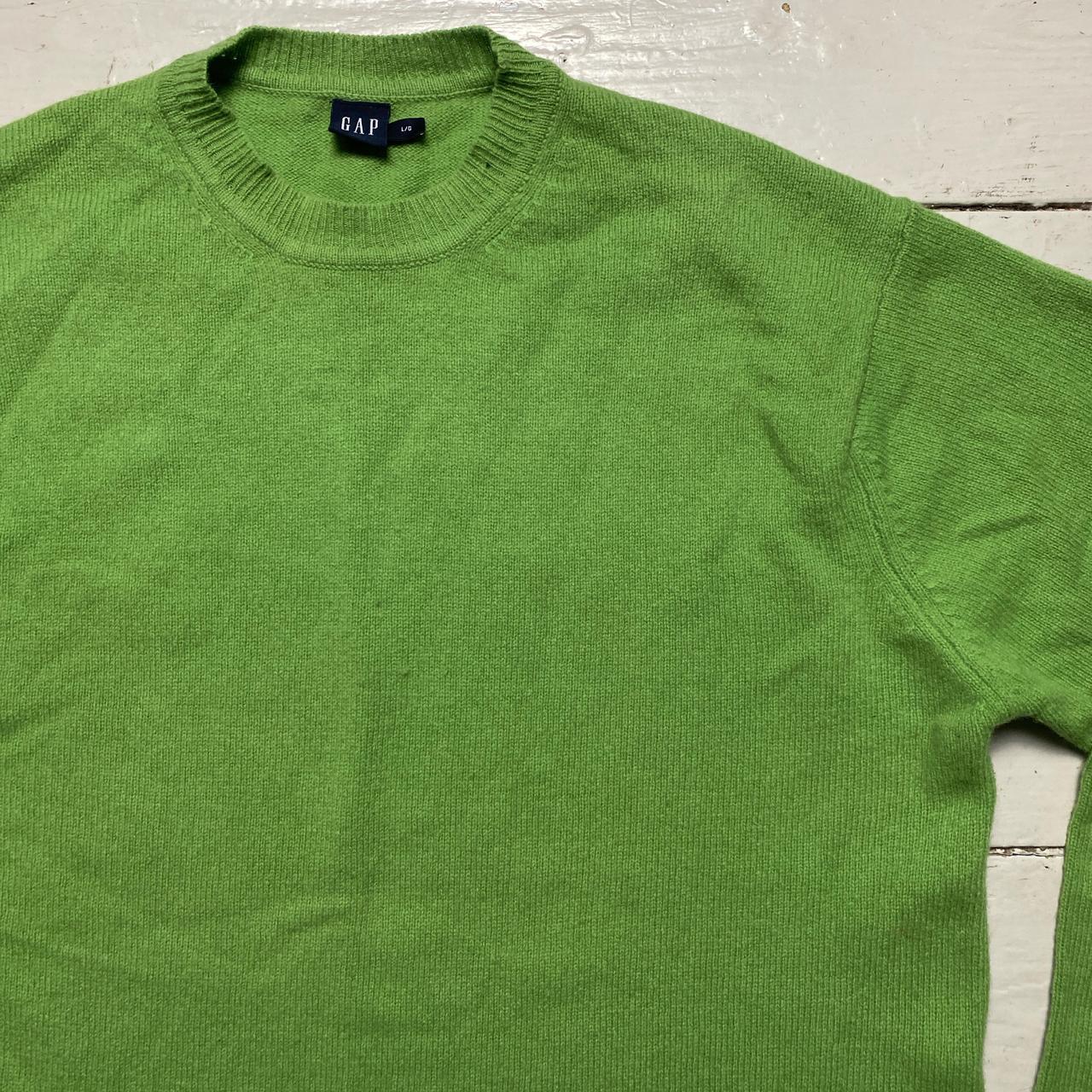 GAP Vintage Green Lambswool Jumper (L)