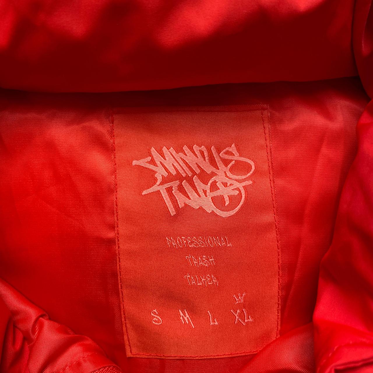 Minus Two Red and Pink Puffer Gilet (XL)