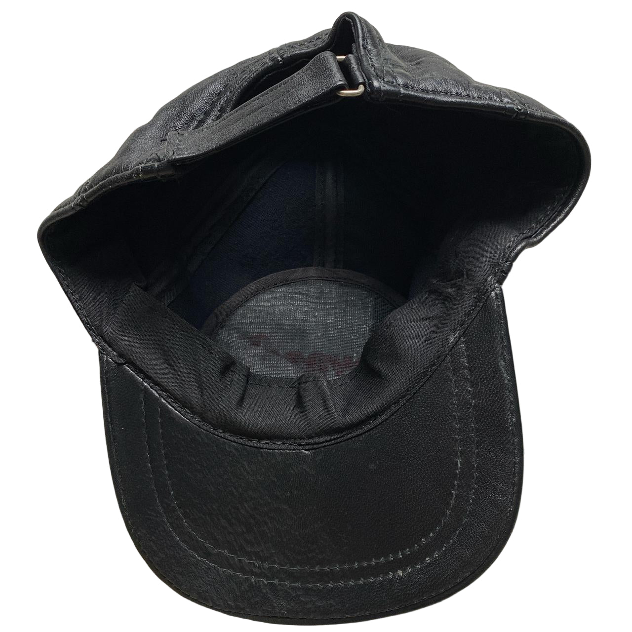 Kawasaki Motorbike Vintage Leather Cap