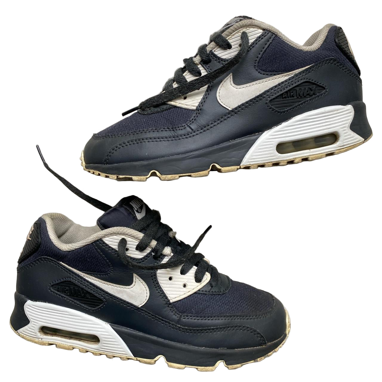Nike Air Max 90 Grey and White (UK 5.5)