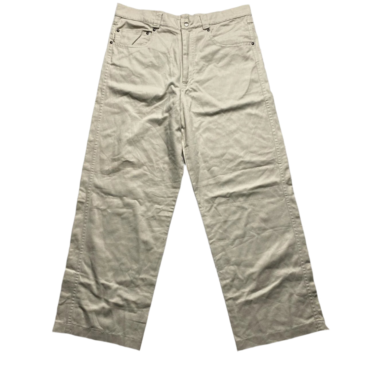 BTKA Beige Tan Cargo Baggy Jeans (34W)