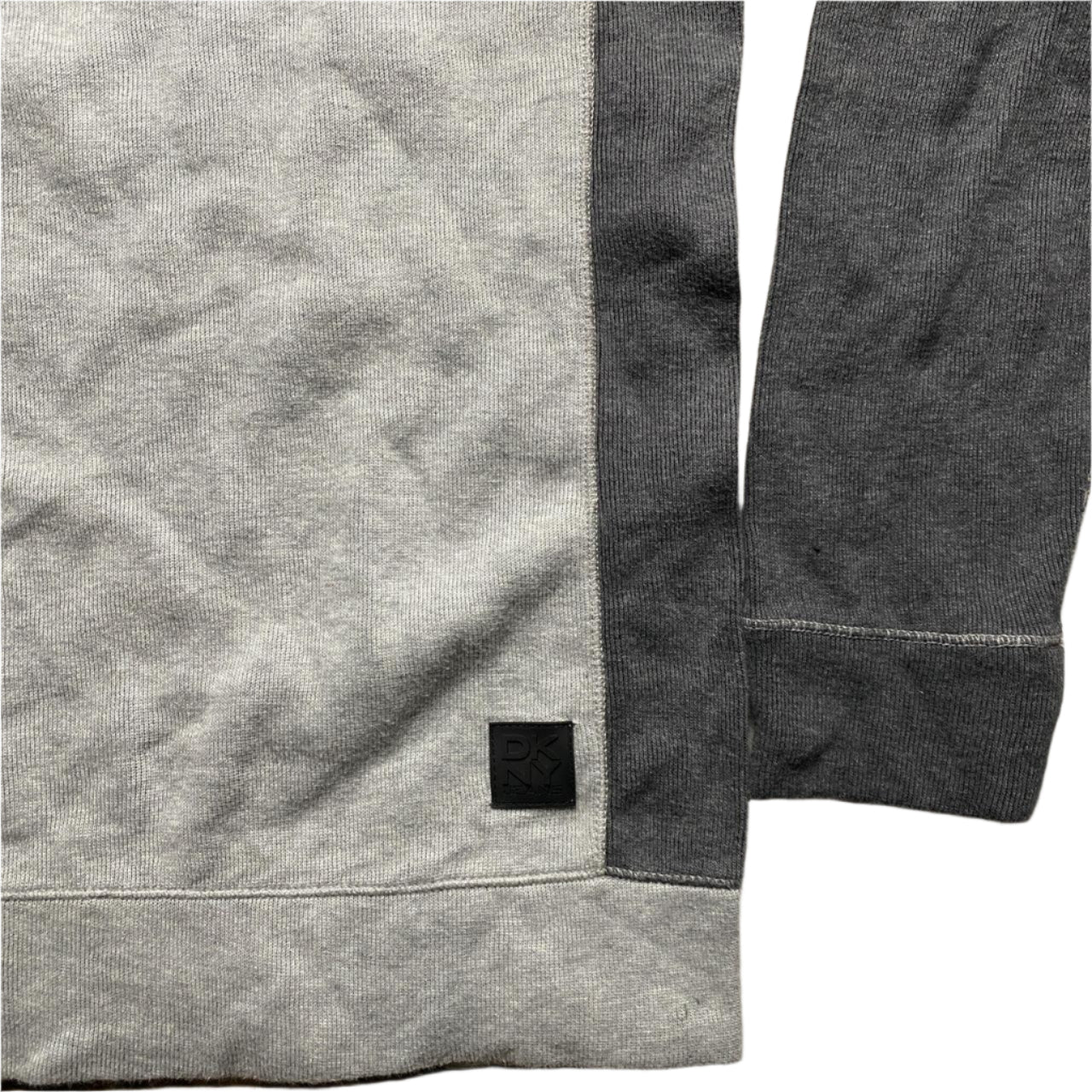 DKNY Grey Two Tone Jumper (L)