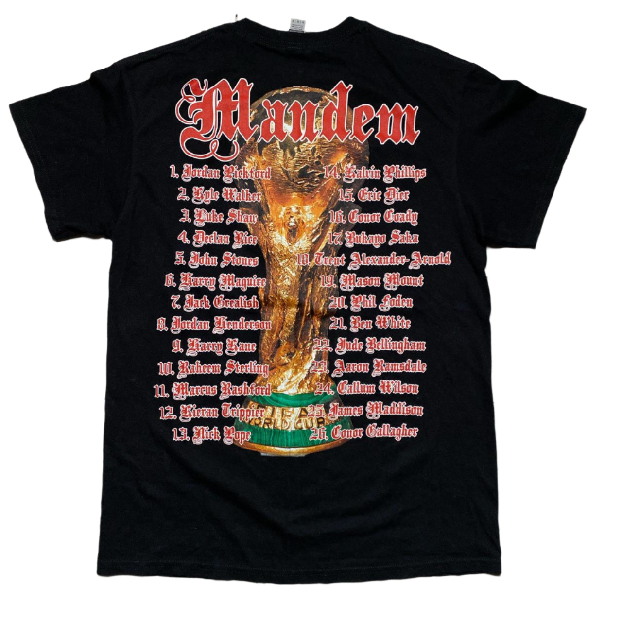 England Football Team World Cup 2022 Mandem T Shirt (M)