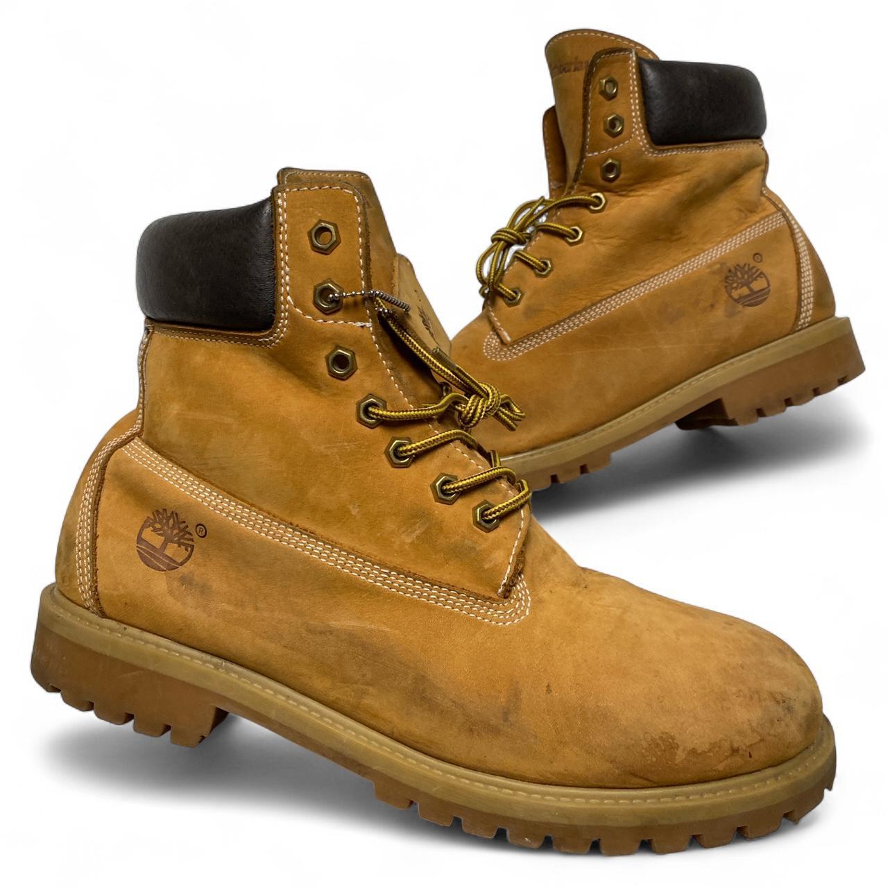 Timberland Nubuck High Wheat Brown Classic Boots (UK 11)
