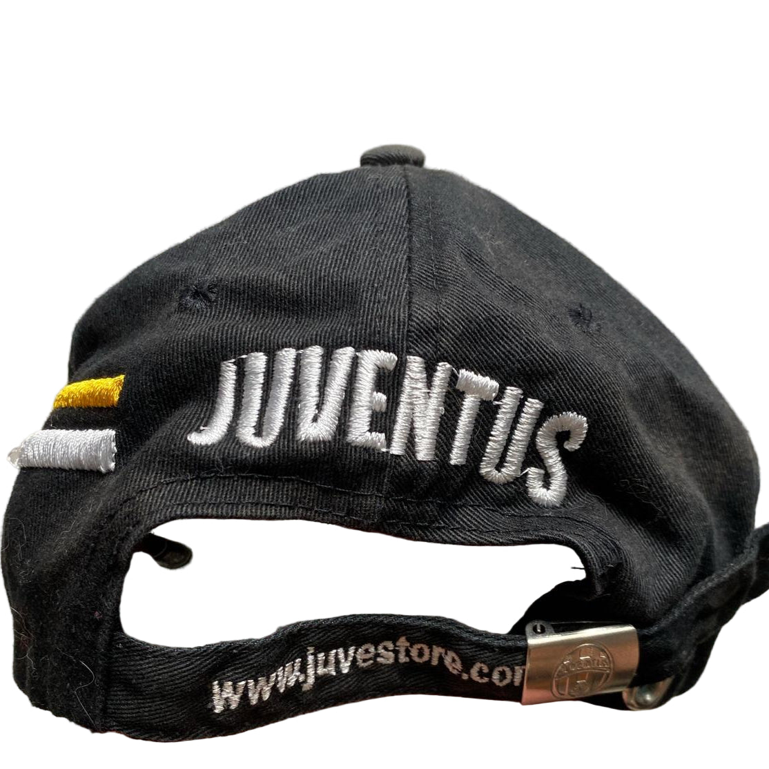 Juventus Black Yellow and White Cap